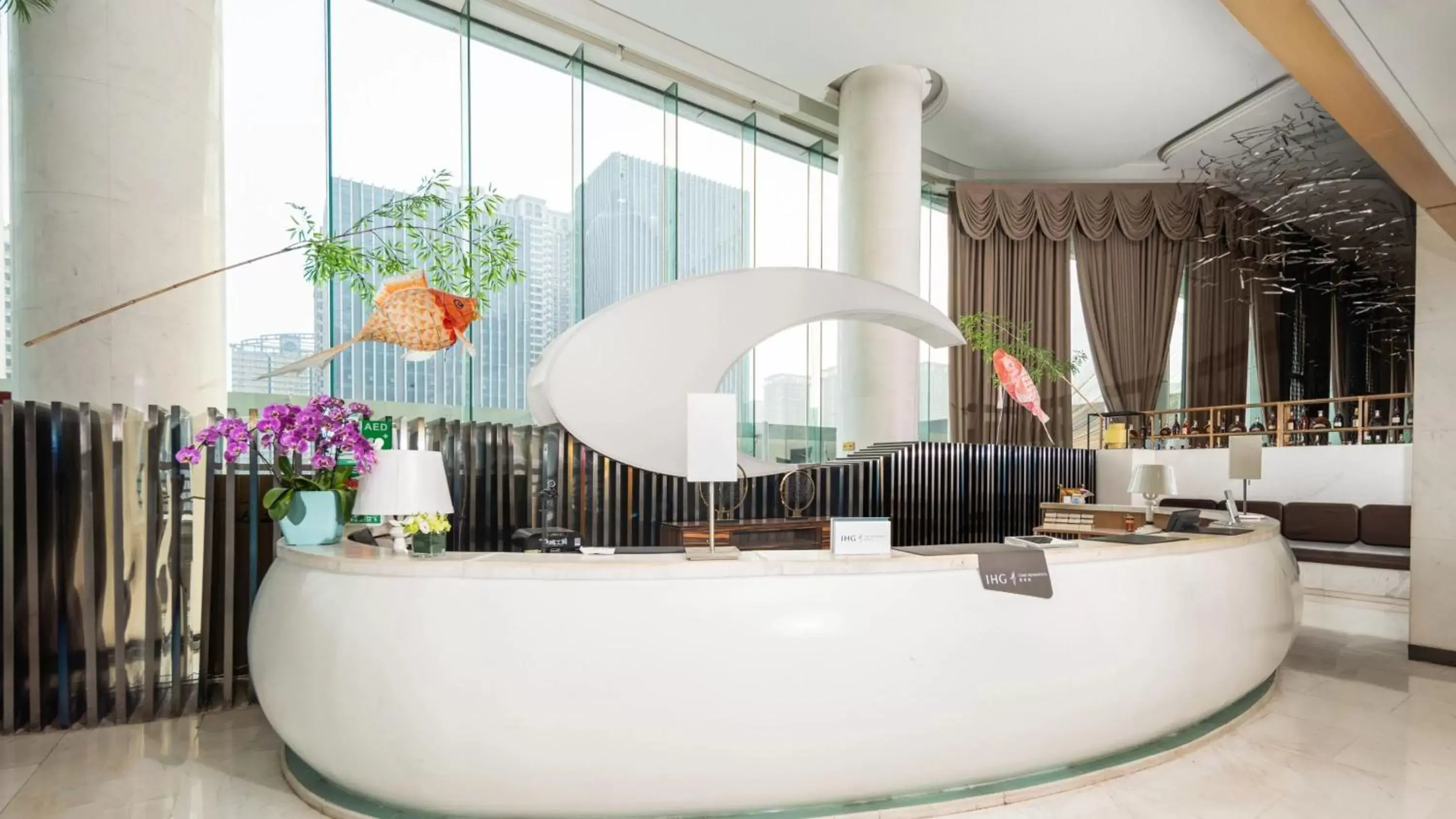 Property building, Lobby/Reception in Holiday Inn Shijiazhuang Central, an IHG Hotel