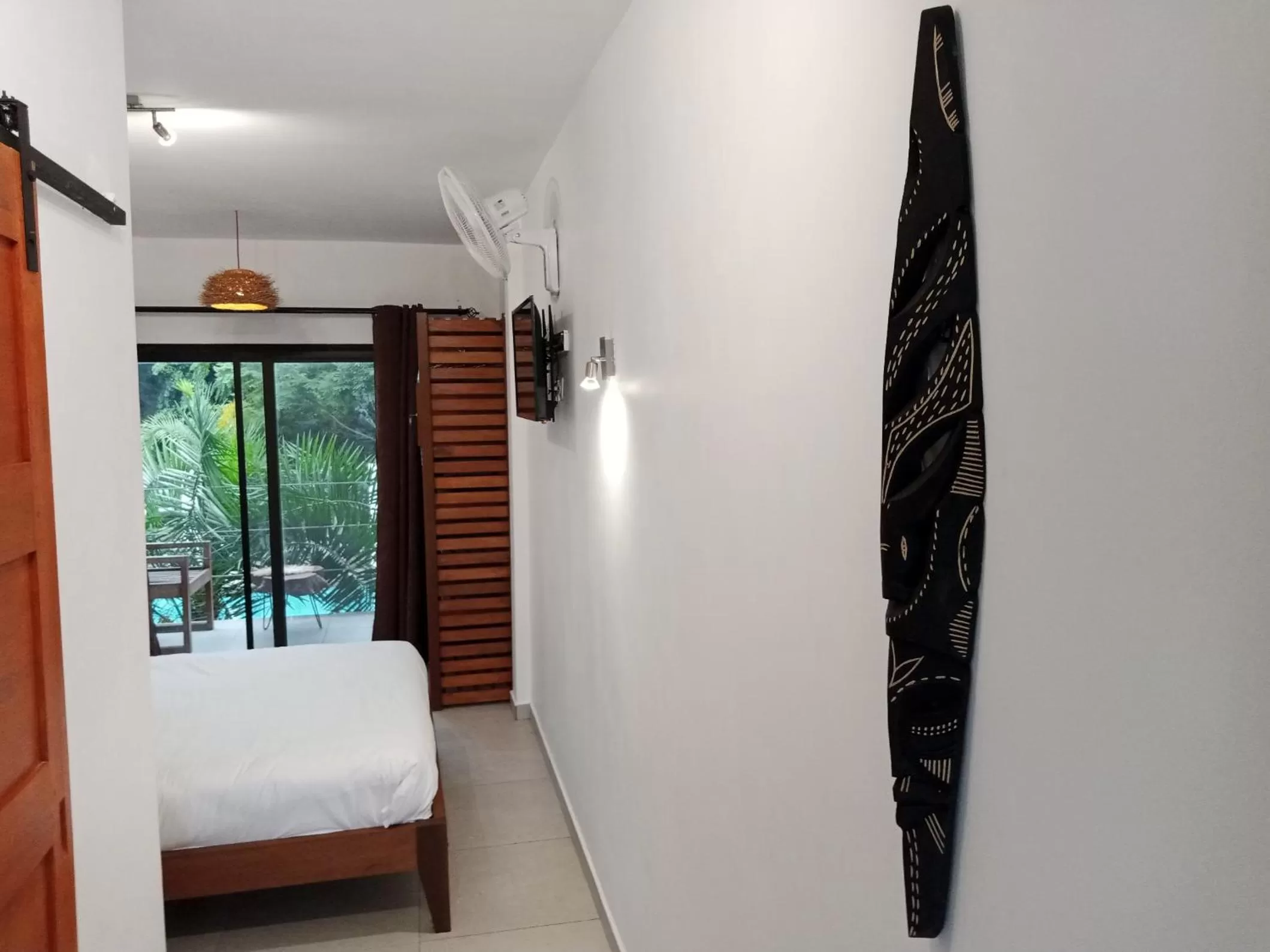 Bed in Ikopa Hôtel Madagascar