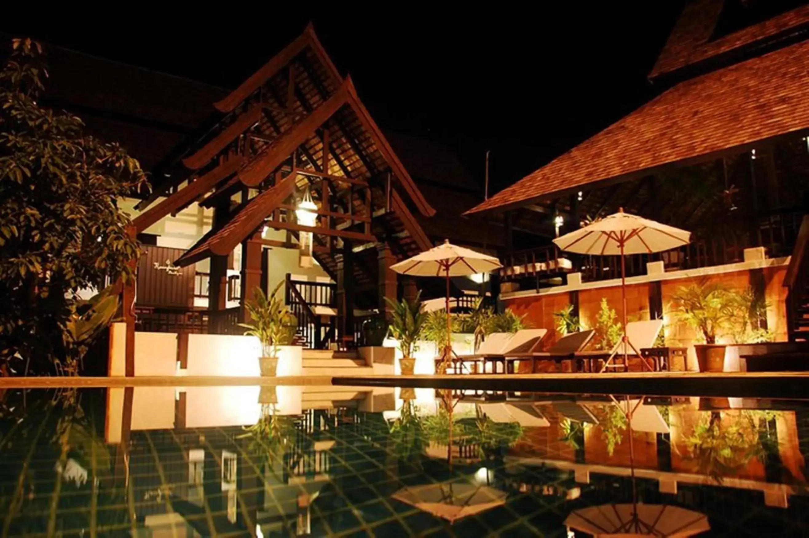 Restaurant/places to eat, Swimming Pool in Rainforest ChiangMai Hotel