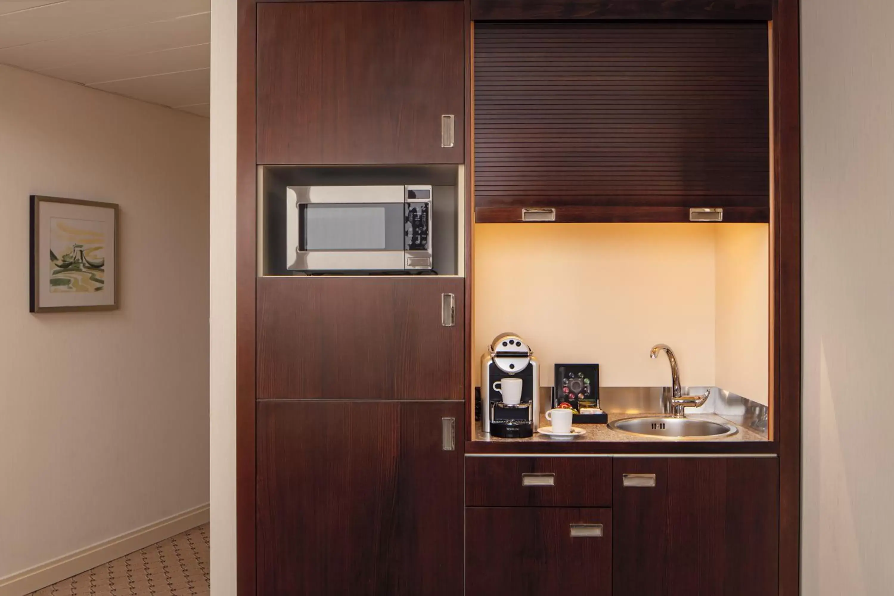 Kitchen or kitchenette, Kitchen/Kitchenette in Corinthia Hotel Prague