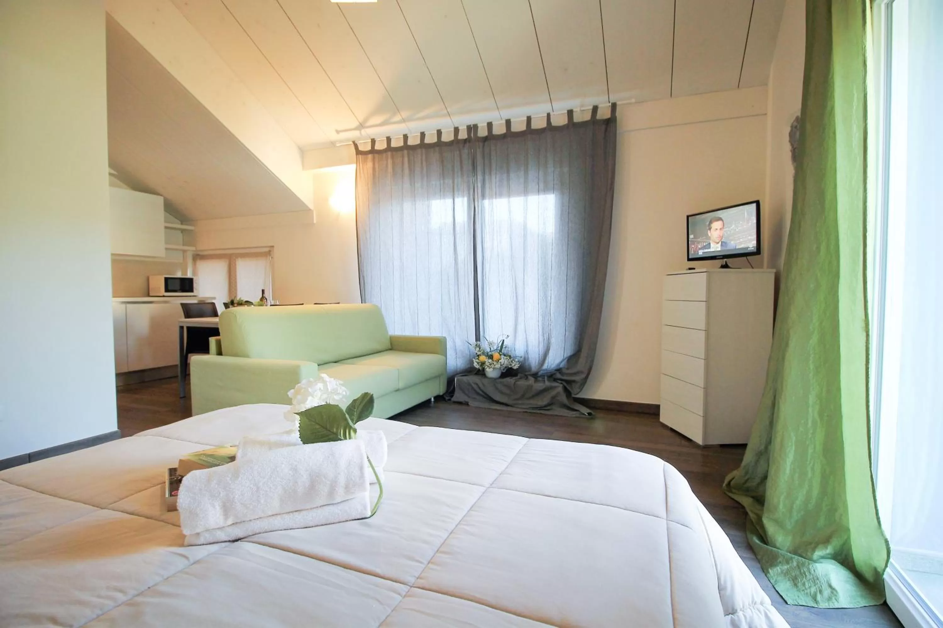 Living room, Bed in Residence Felice