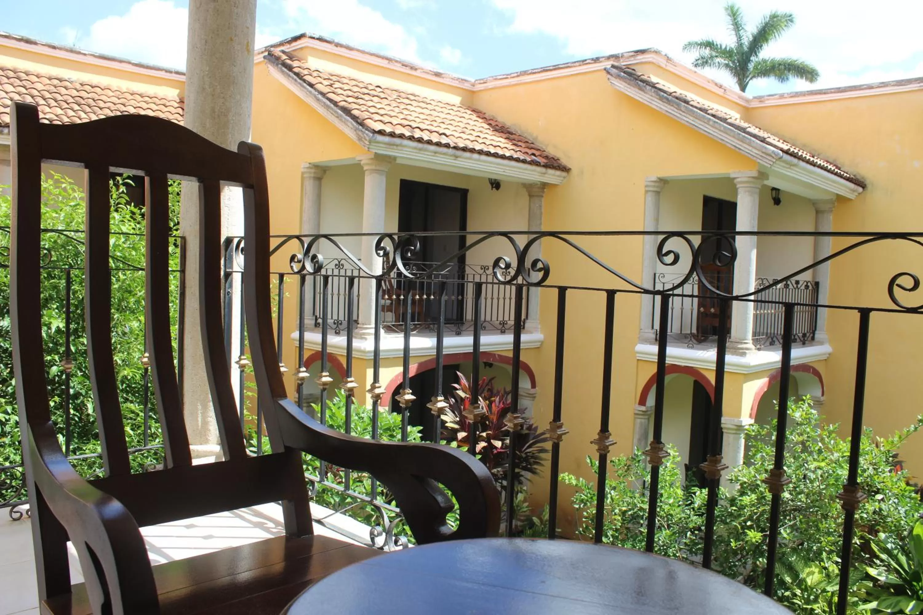 Garden view in Ecotel Quinta Regia