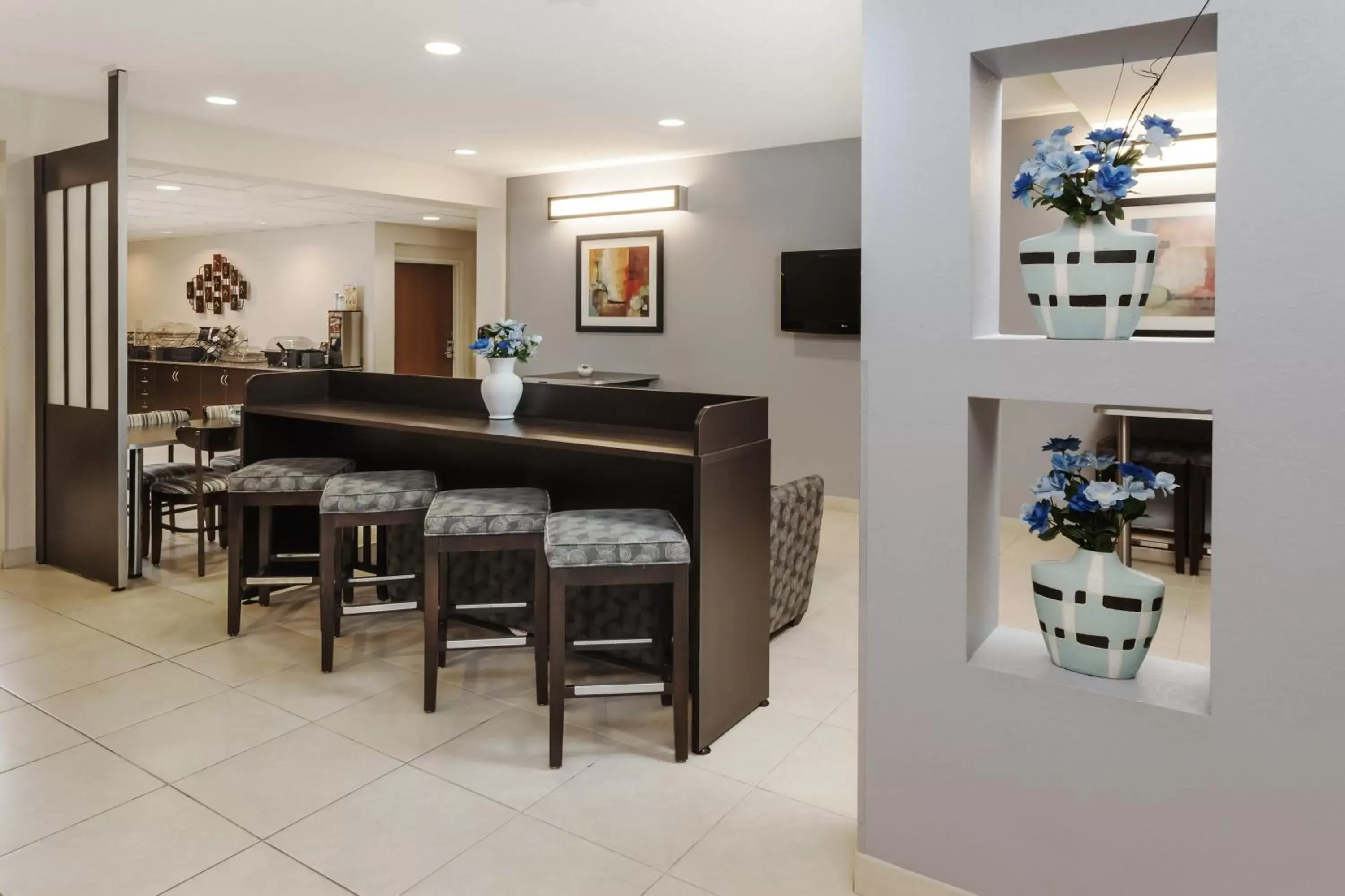 Lobby or reception in Microtel Inn and Suites Elkhart Lobby or reception in Microtel Inn and Suites Elkhart