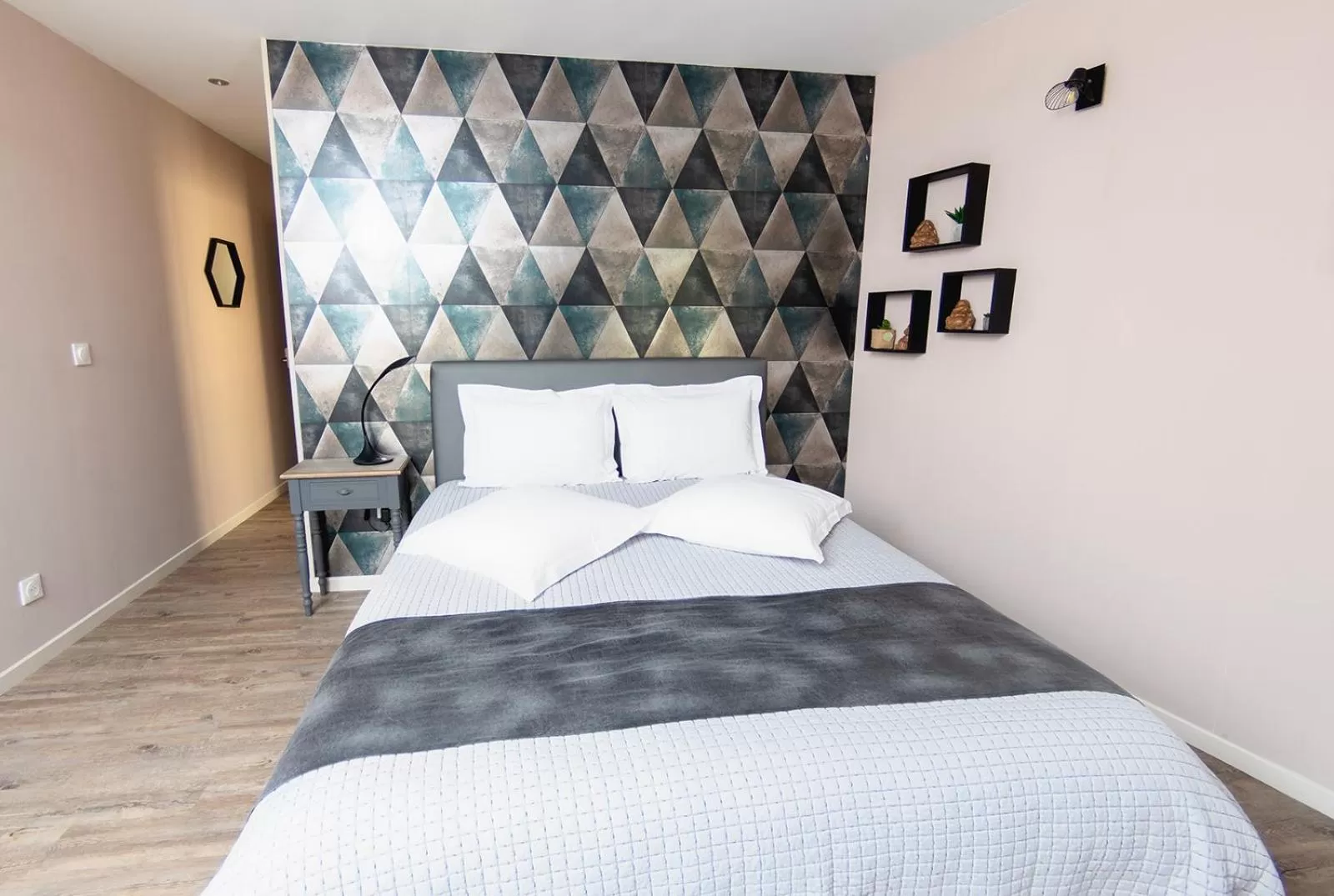 Bed in Le Relais de la Poste