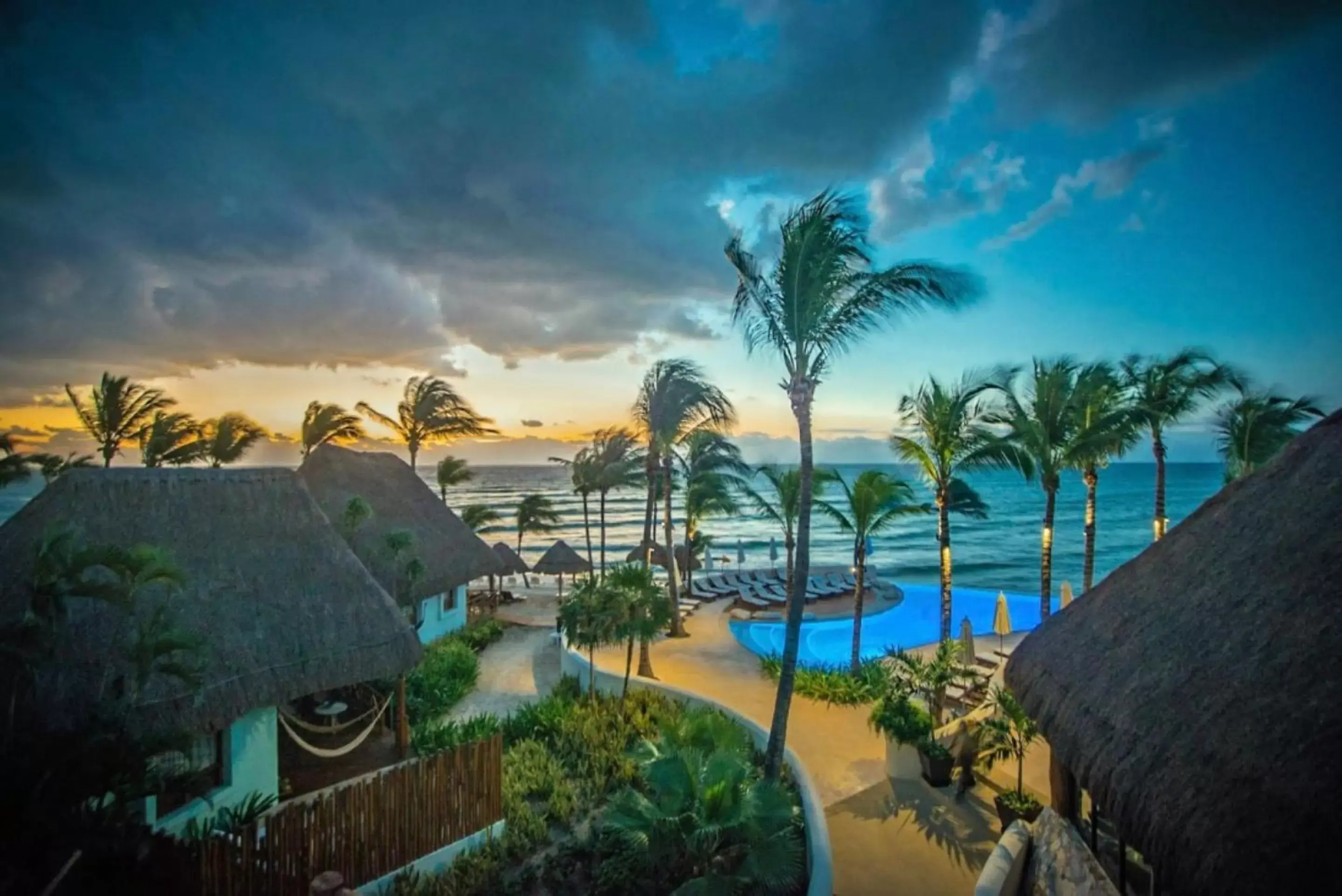 Beach, Pool View in Mahekal Beach Front Resort & Spa