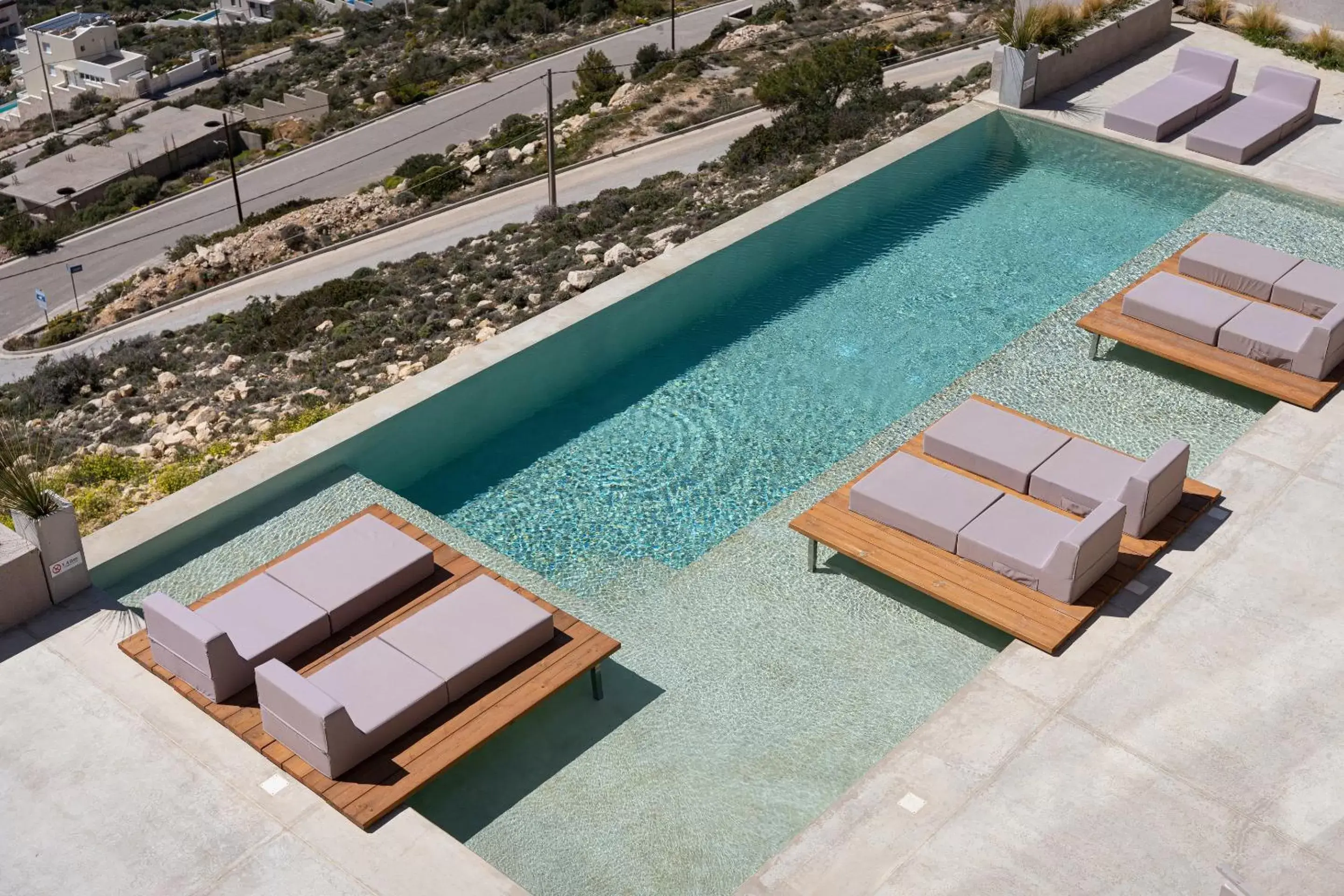 Swimming pool, Pool View in Saronida Hills