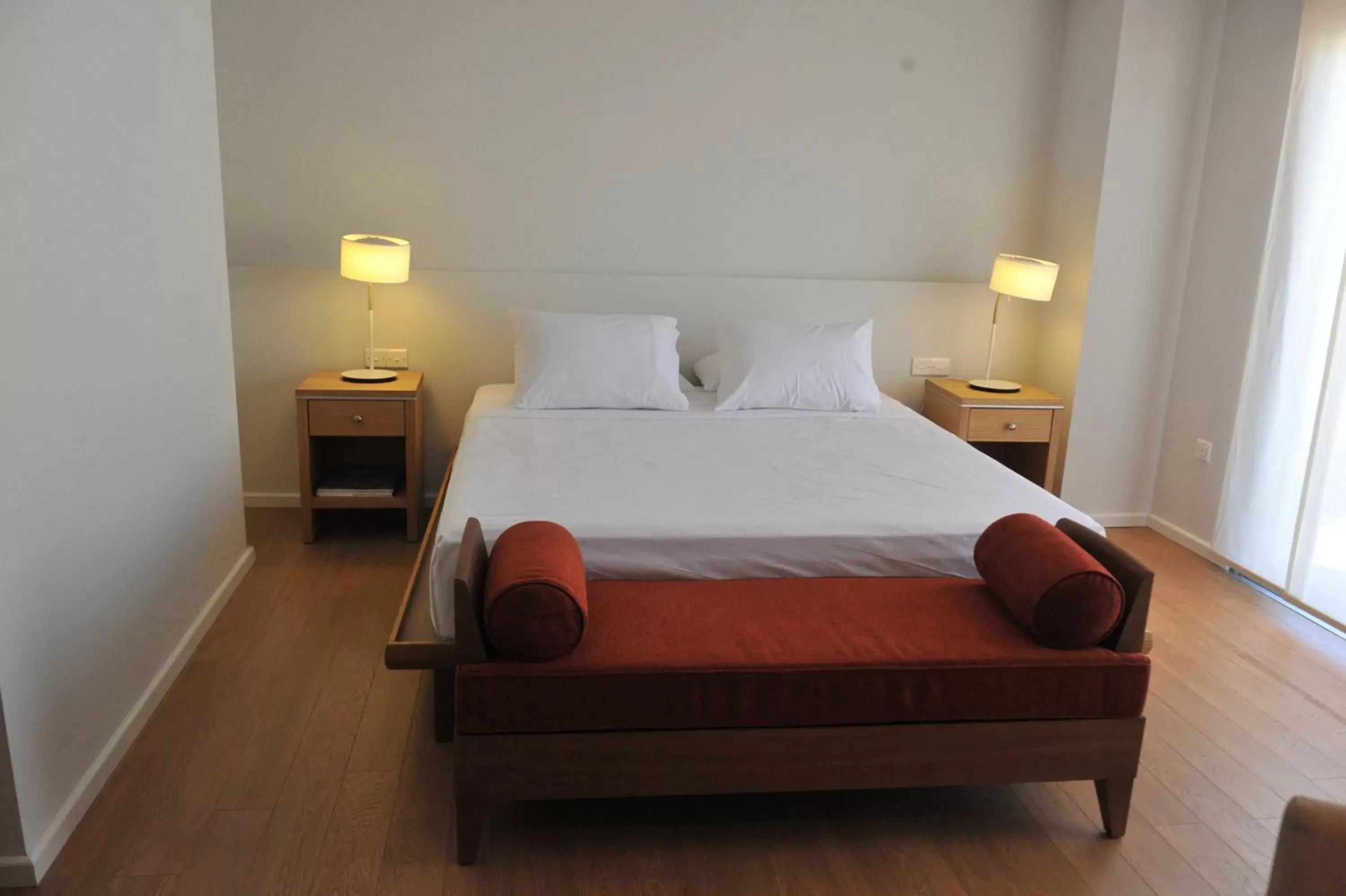 Bed in E-Hotel Larnaca Resort & Spa