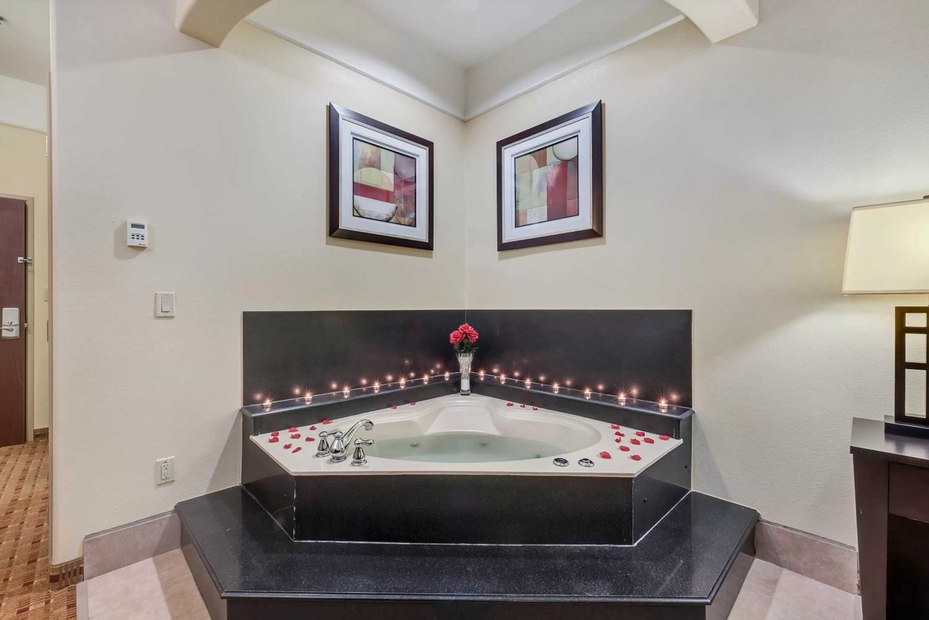 Bathroom in Super 8 by Wyndham Hidalgo at La Plaza Mall & Mcallen Airport