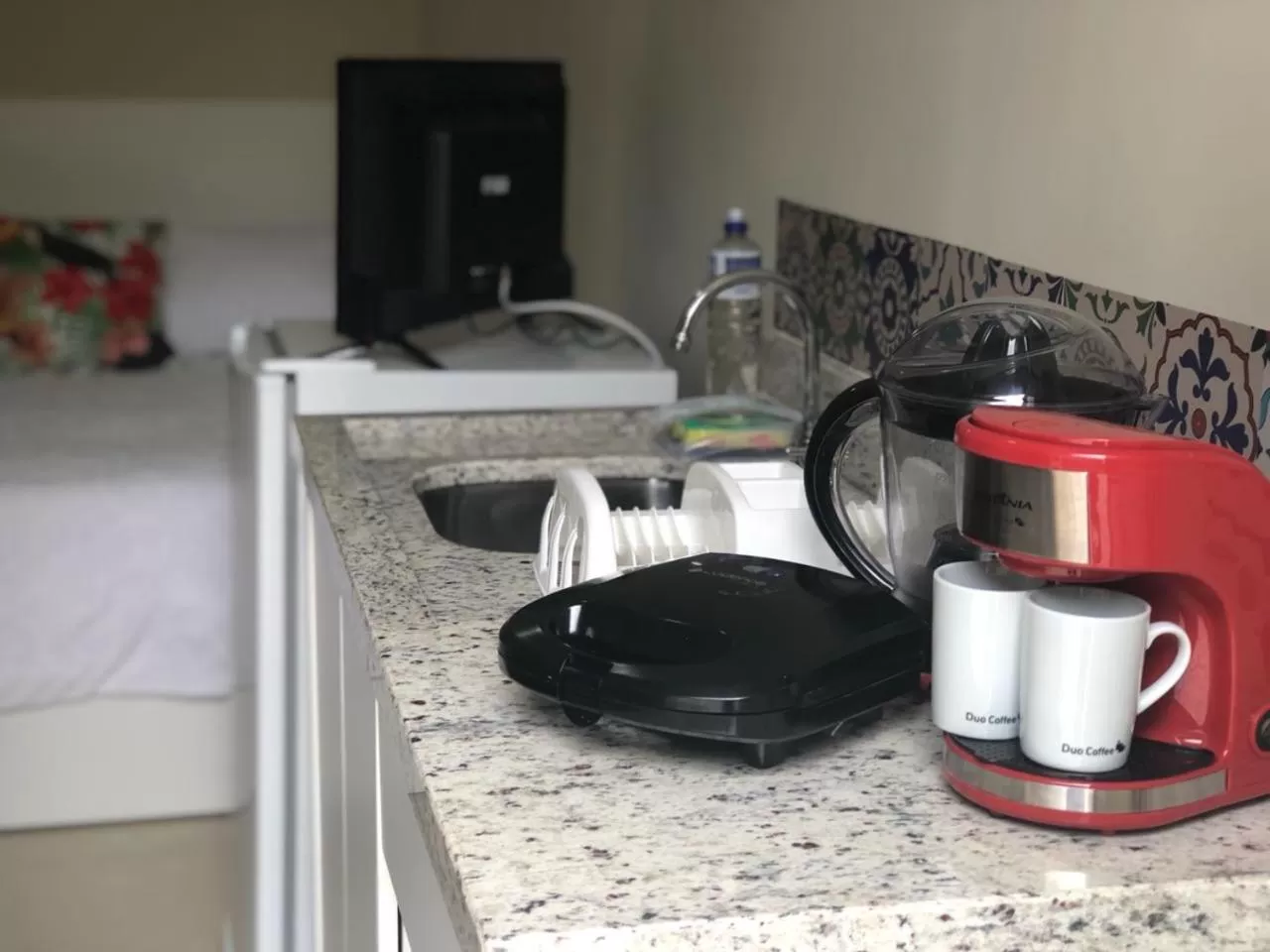 Coffee/tea facilities in Pousada Ondas de Floripa