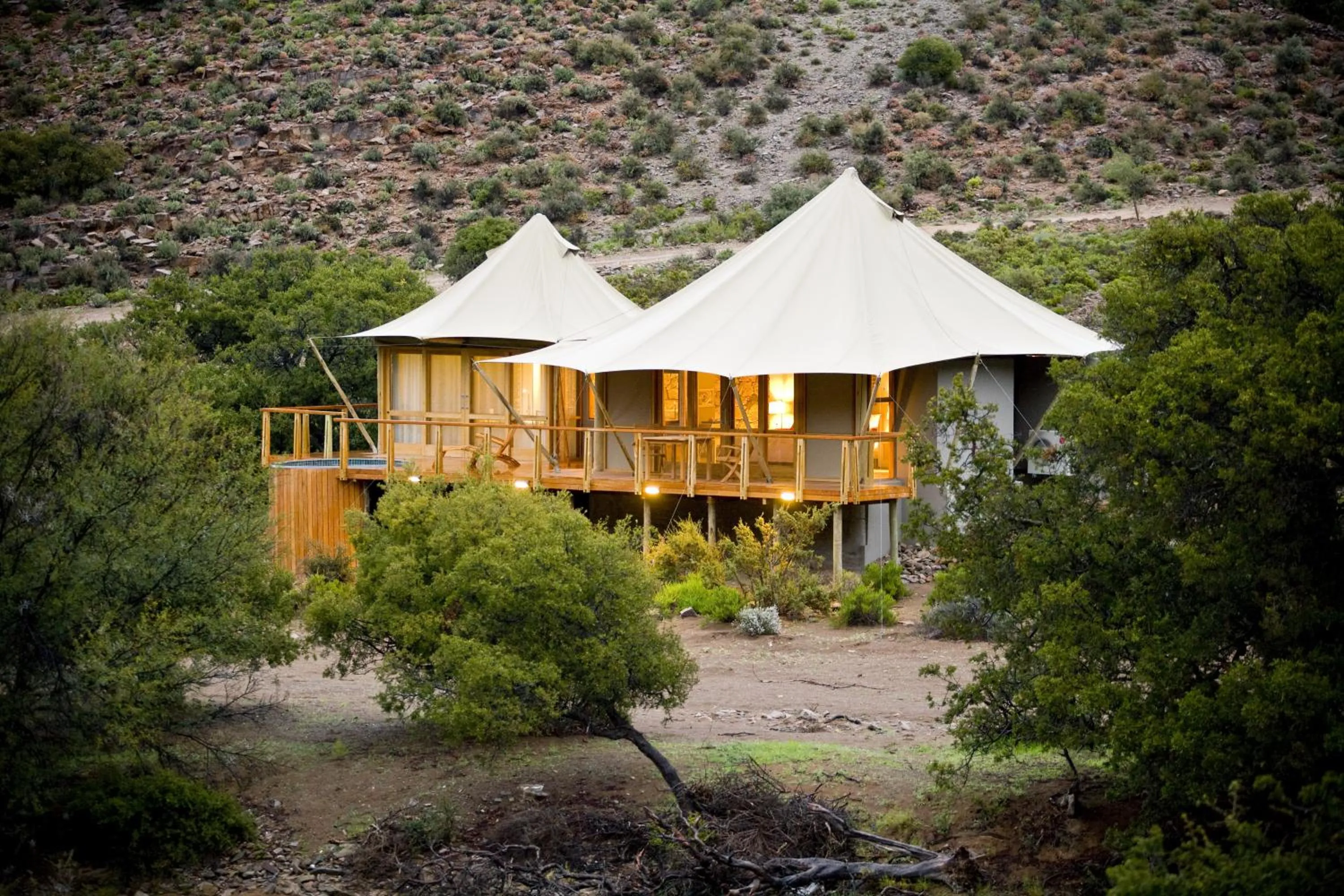 Property building in Sanbona Wildlife Reserve