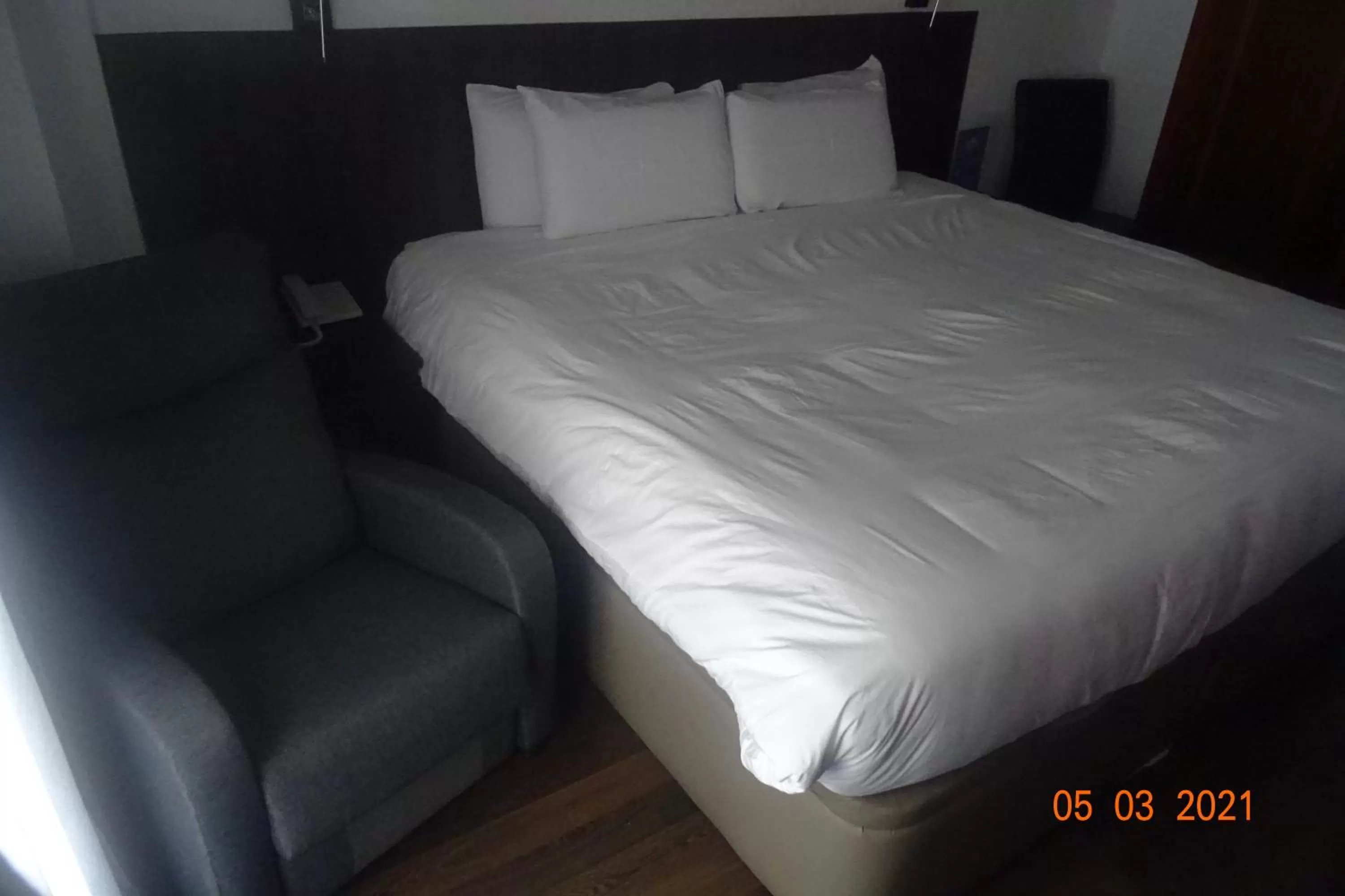 Bed in Hotel Carlos III