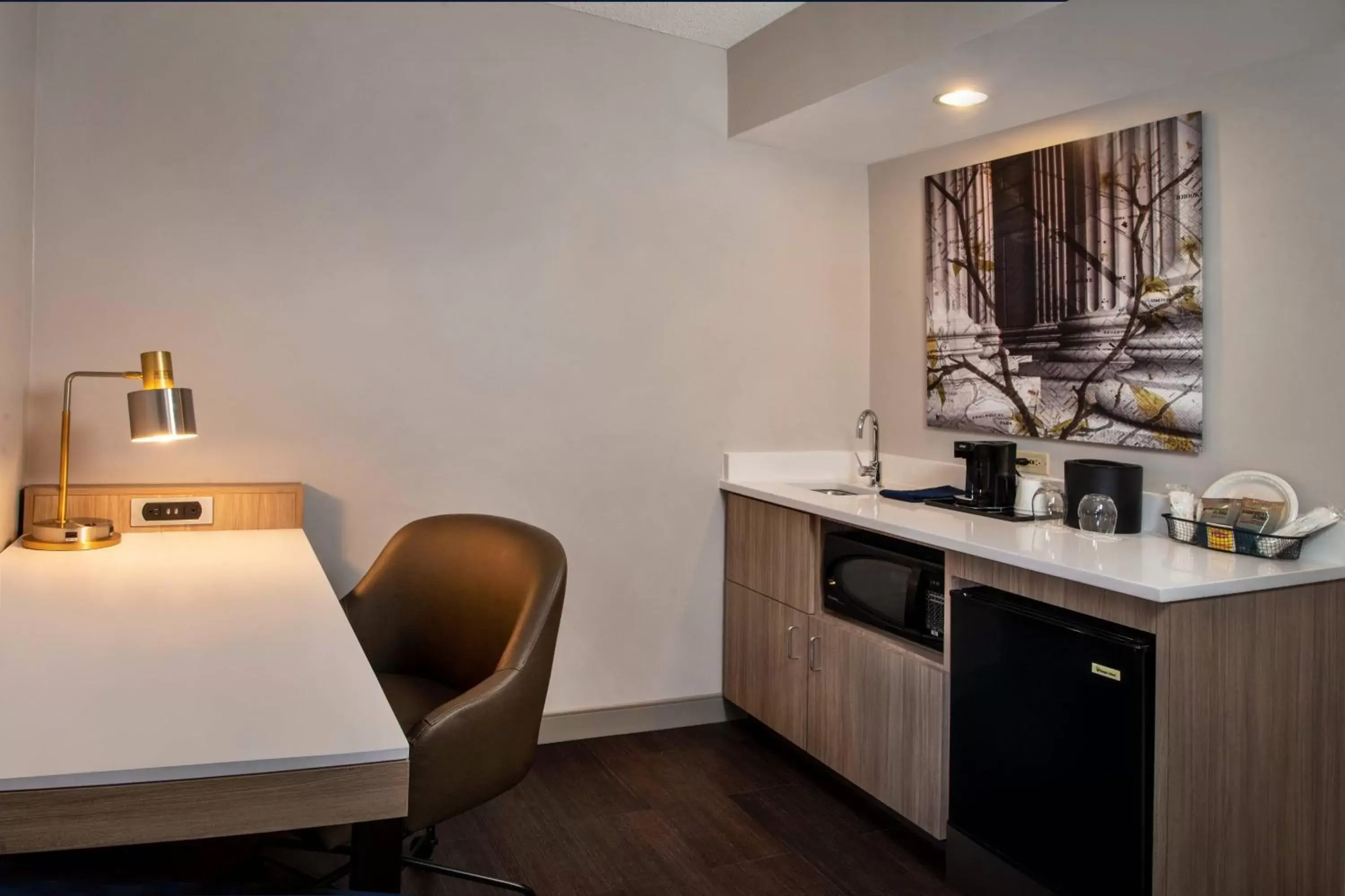 Kitchen or kitchenette, Kitchen/Kitchenette in SpringHill Suites Herndon Reston