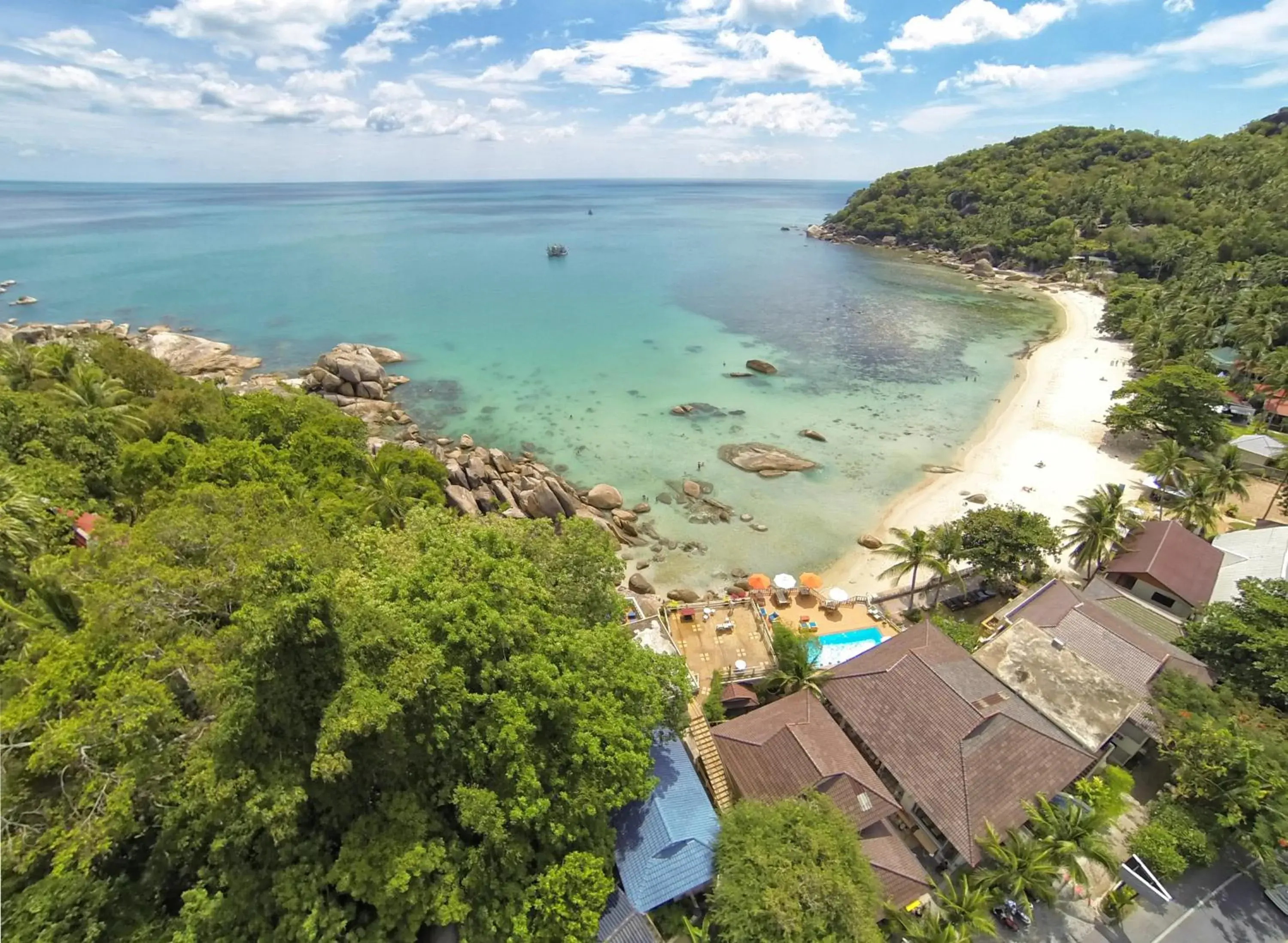 Bird's eye view, Bird's-eye View in Crystal Bay Beach Resort