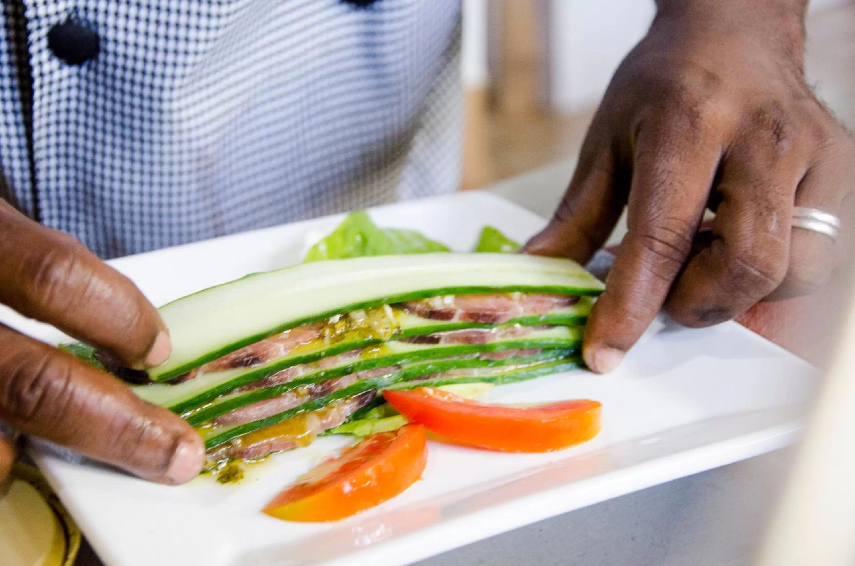 Lunch in Hotel Jardin de la Paix