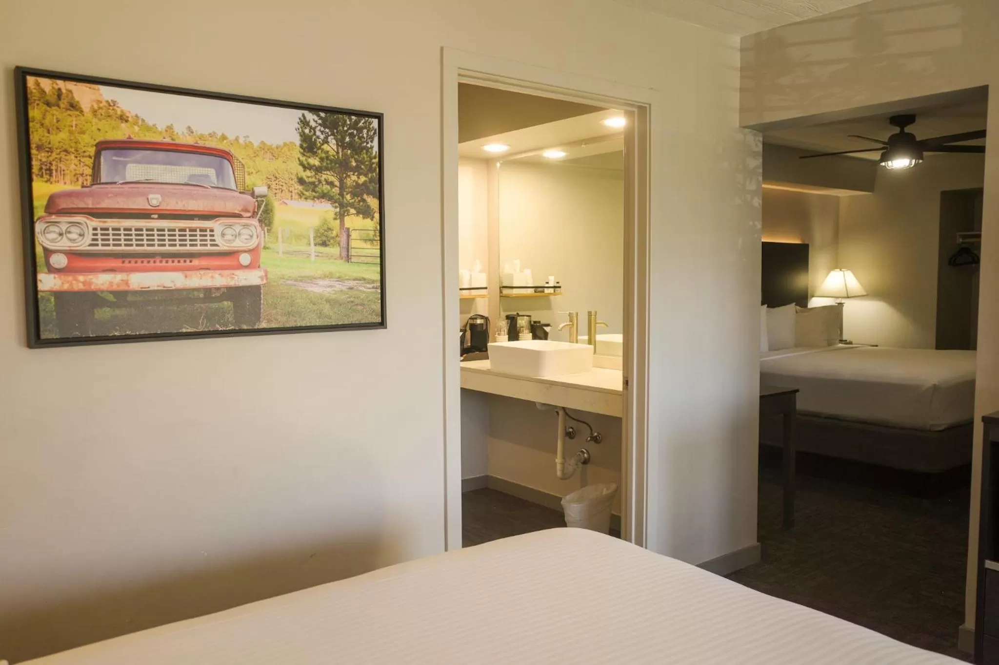 Bed in Americana Modern Hotel