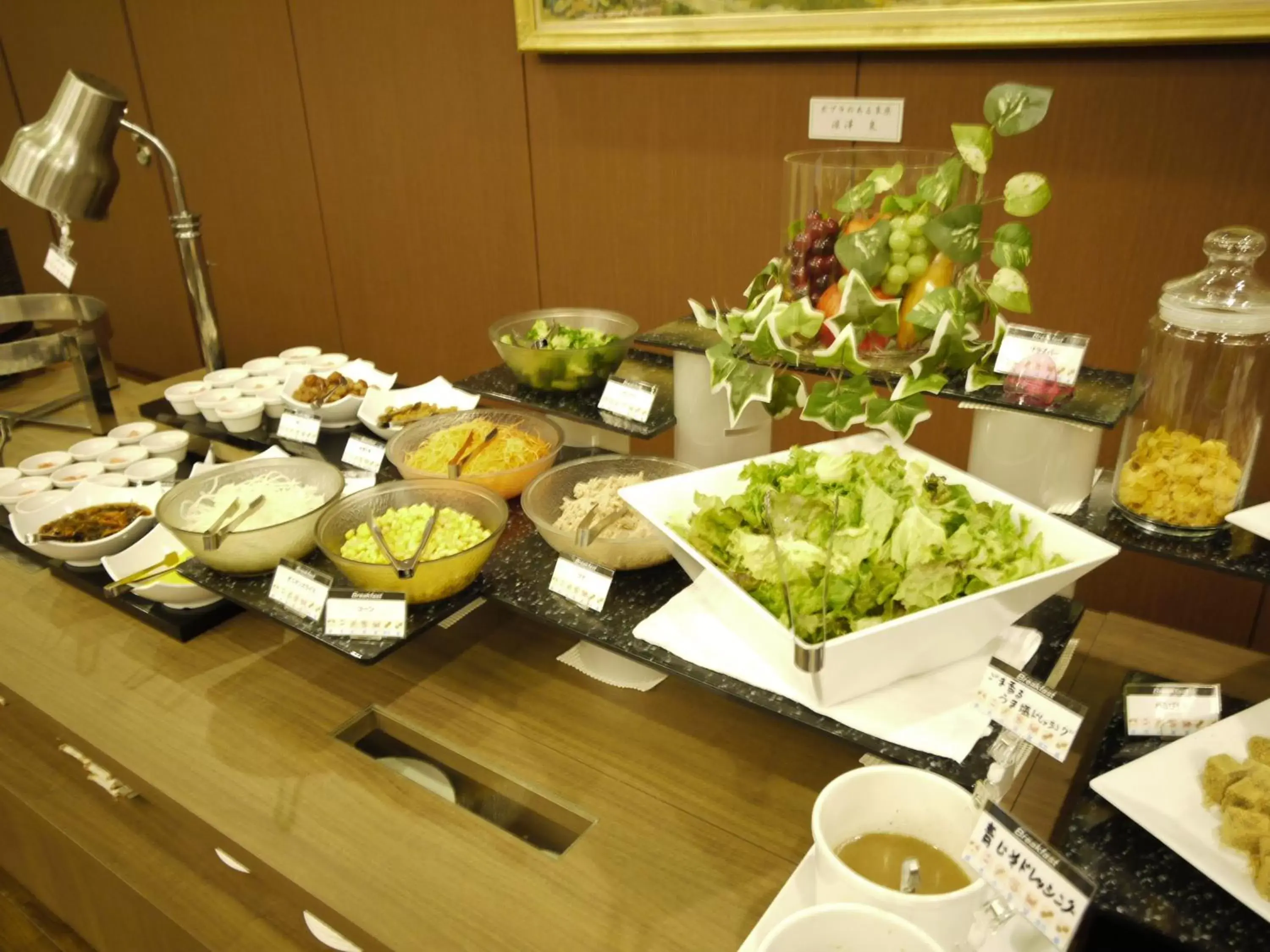 Buffet breakfast in Route Inn Grantia Hakodate Ekimae