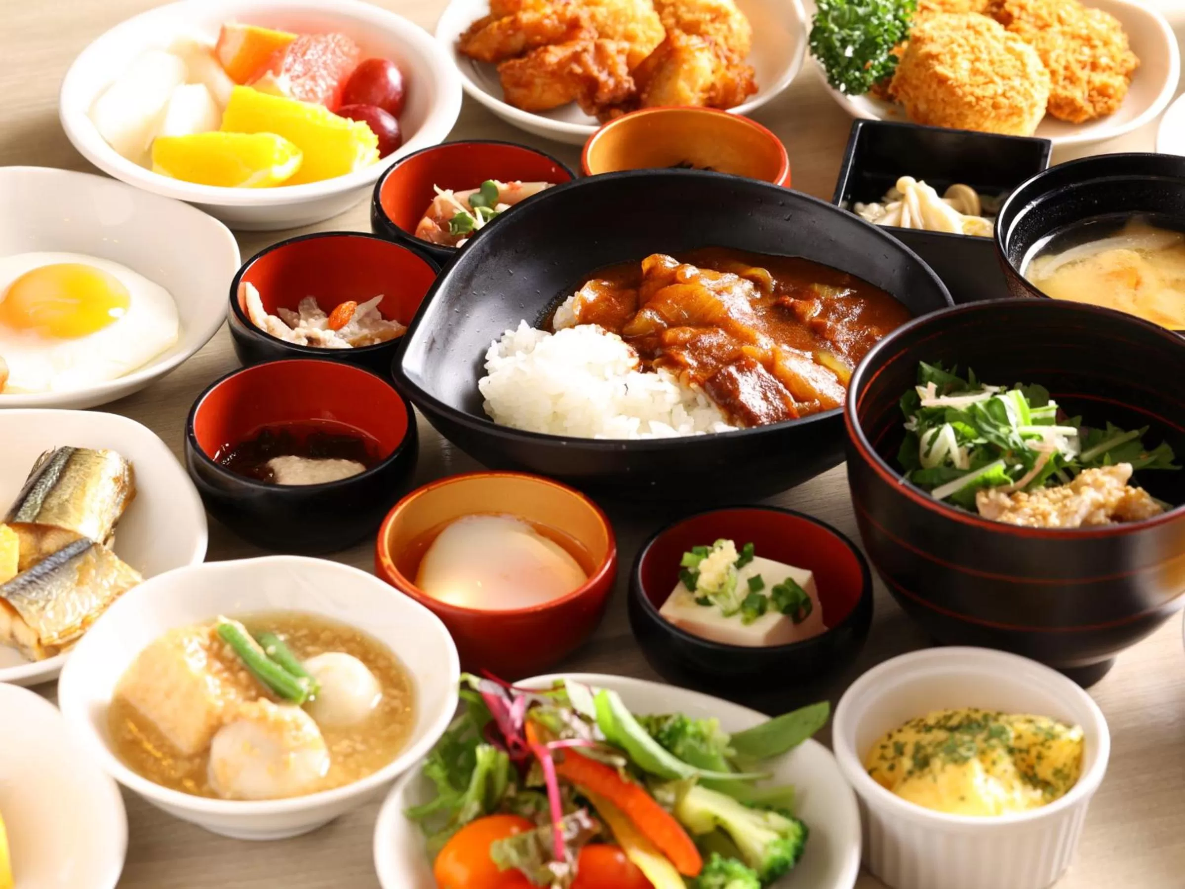 Breakfast in Dormy Inn Takasaki