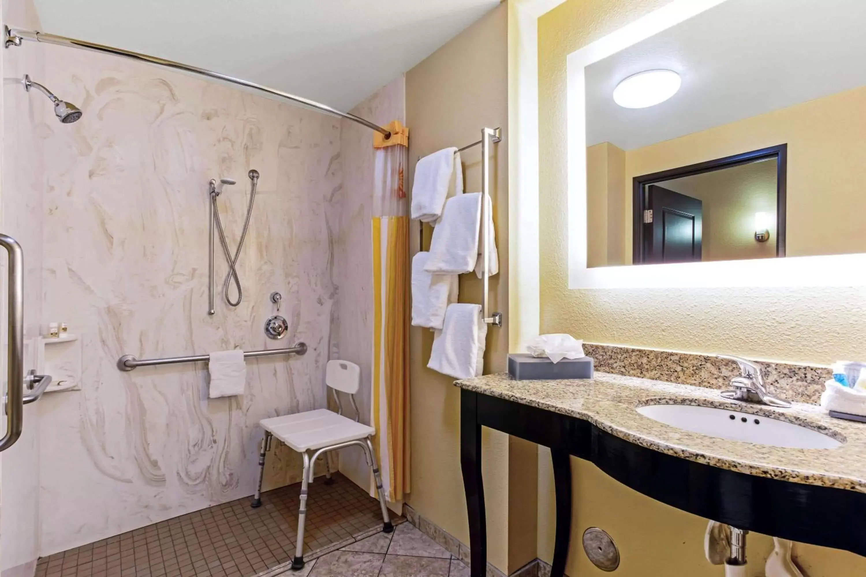 Shower, Bathroom in La Quinta by Wyndham Denver Gateway Park