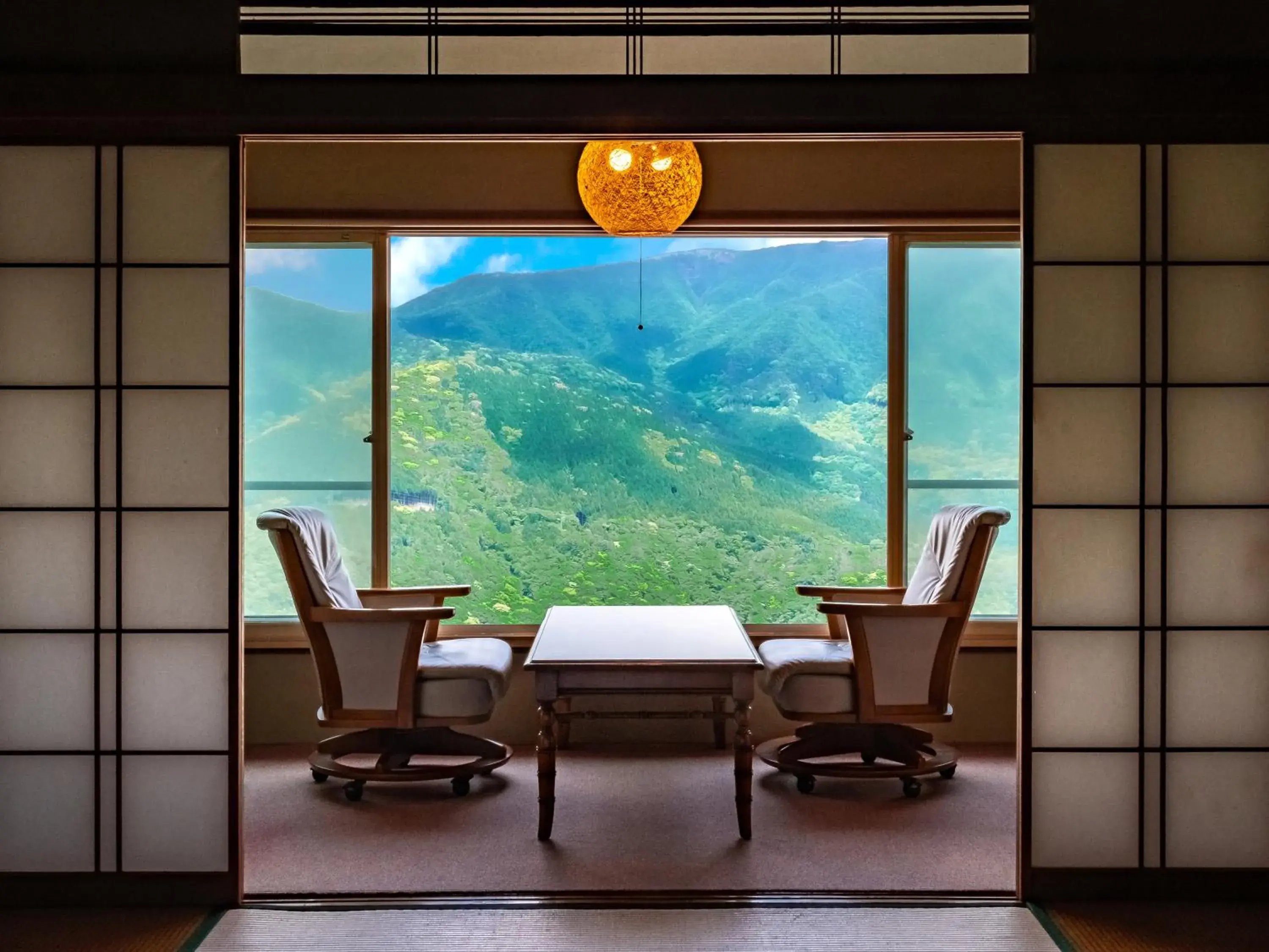 Mountain view in Shirayunoyado Yamadaya Hakone Gora Mountain view in Shirayunoyado Yamadaya Hakone Gora