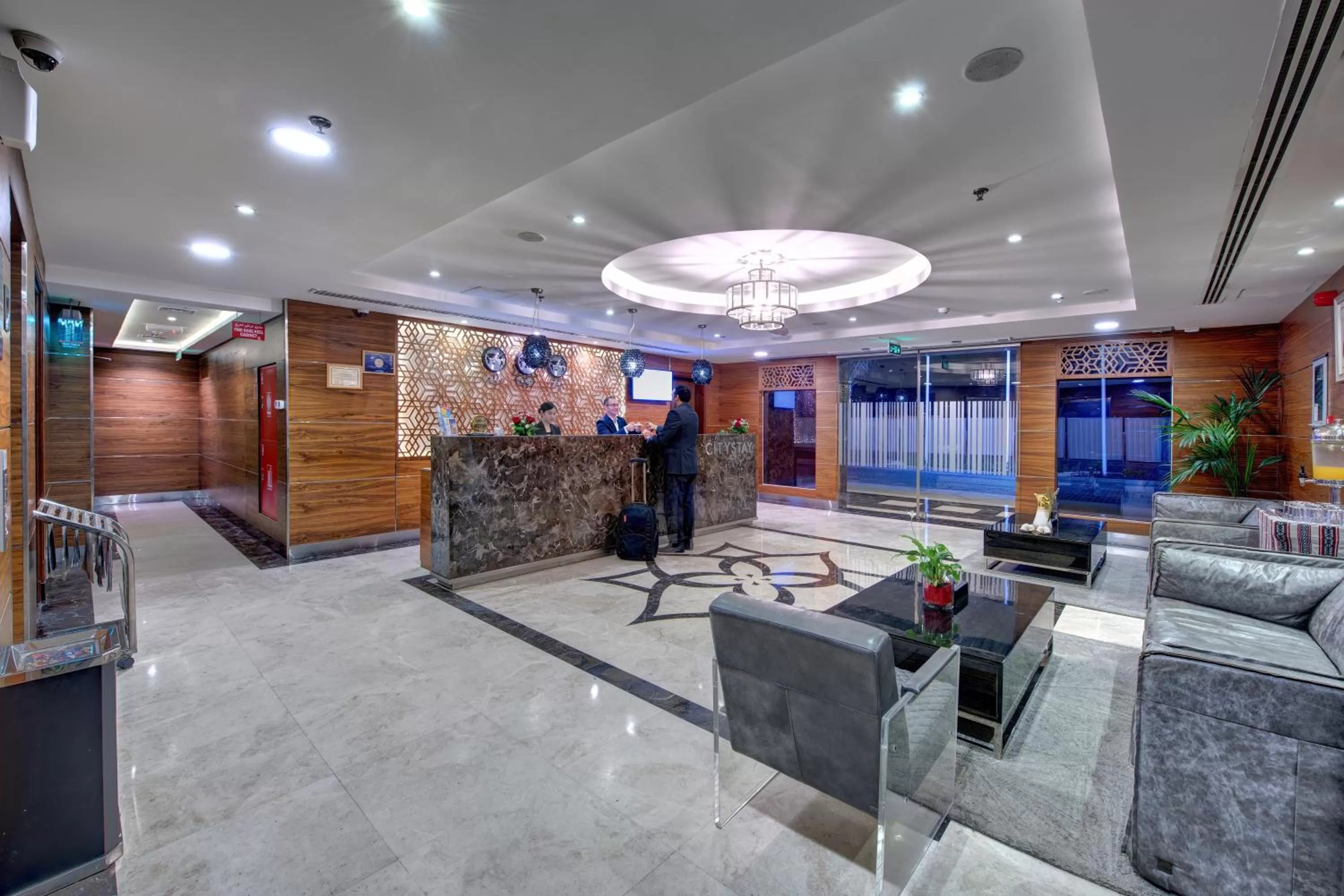 Lobby or reception in City Stay Beach Hotel Apartments - Marjan Island