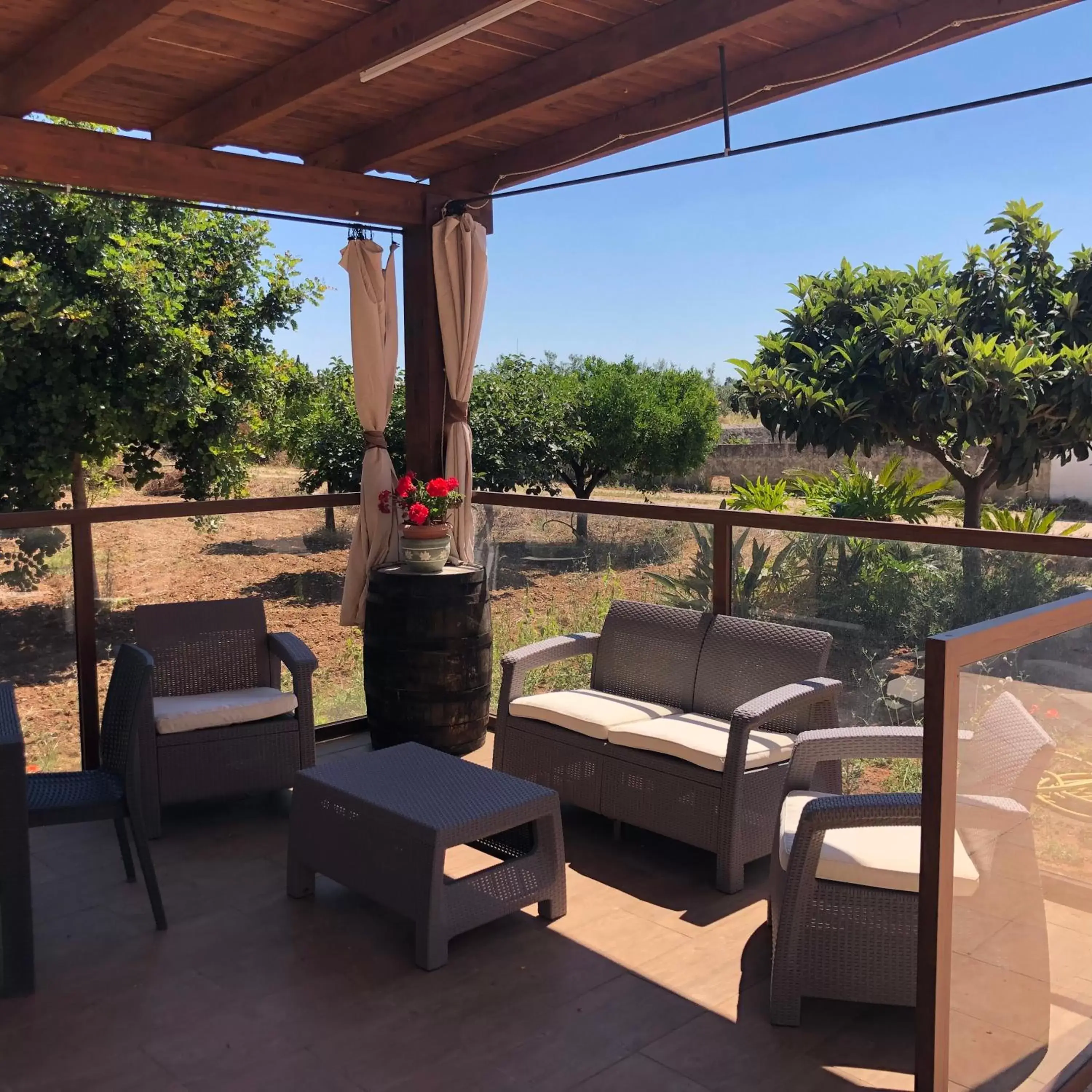 Seating area in B&B SiciliAntica