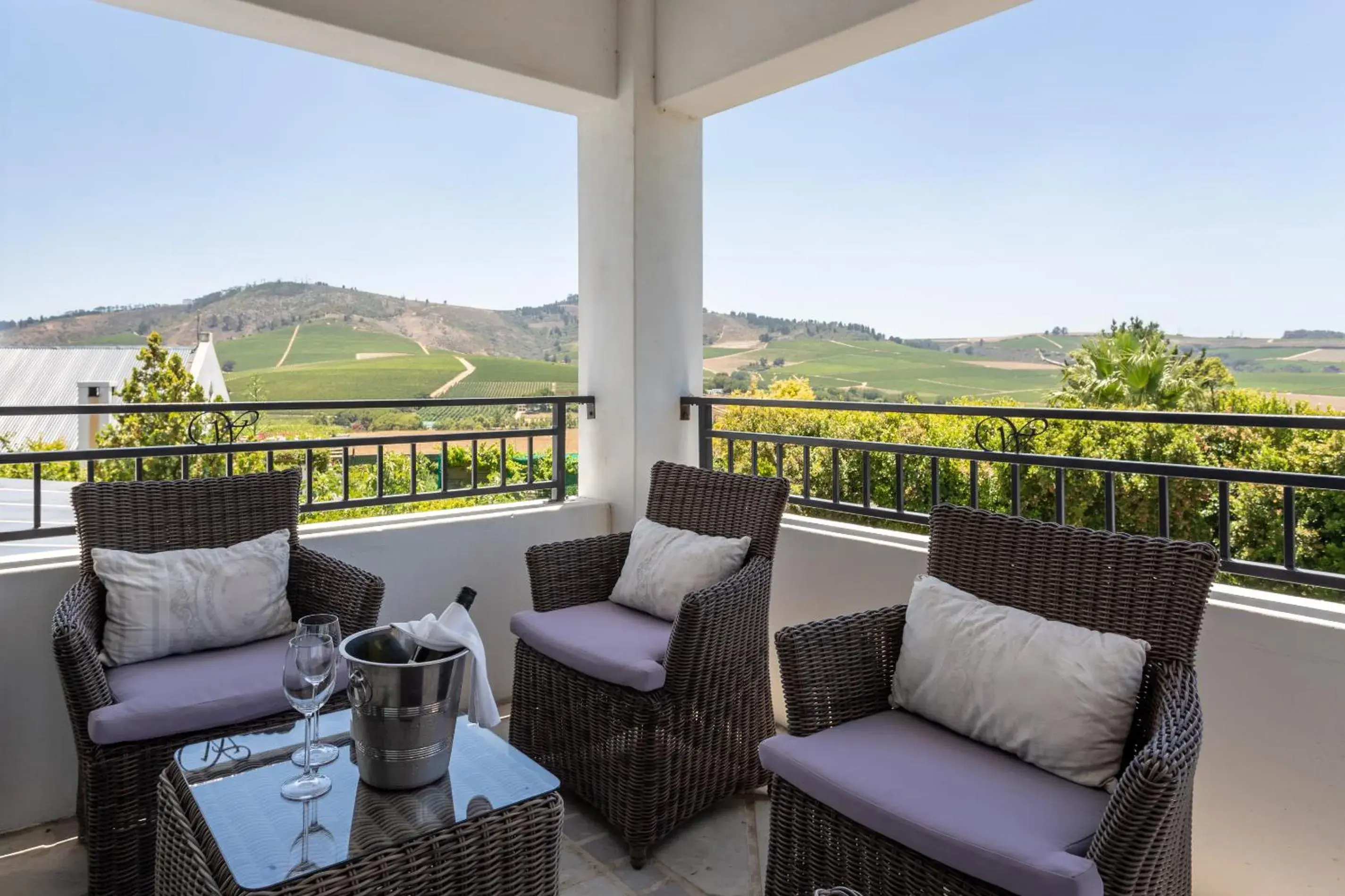 Balcony/Terrace in Wedgeview Country House & Spa