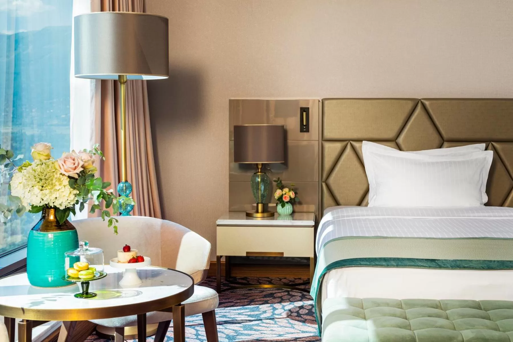 Bedroom, Bed in Grand Hotel Millennium Sofia