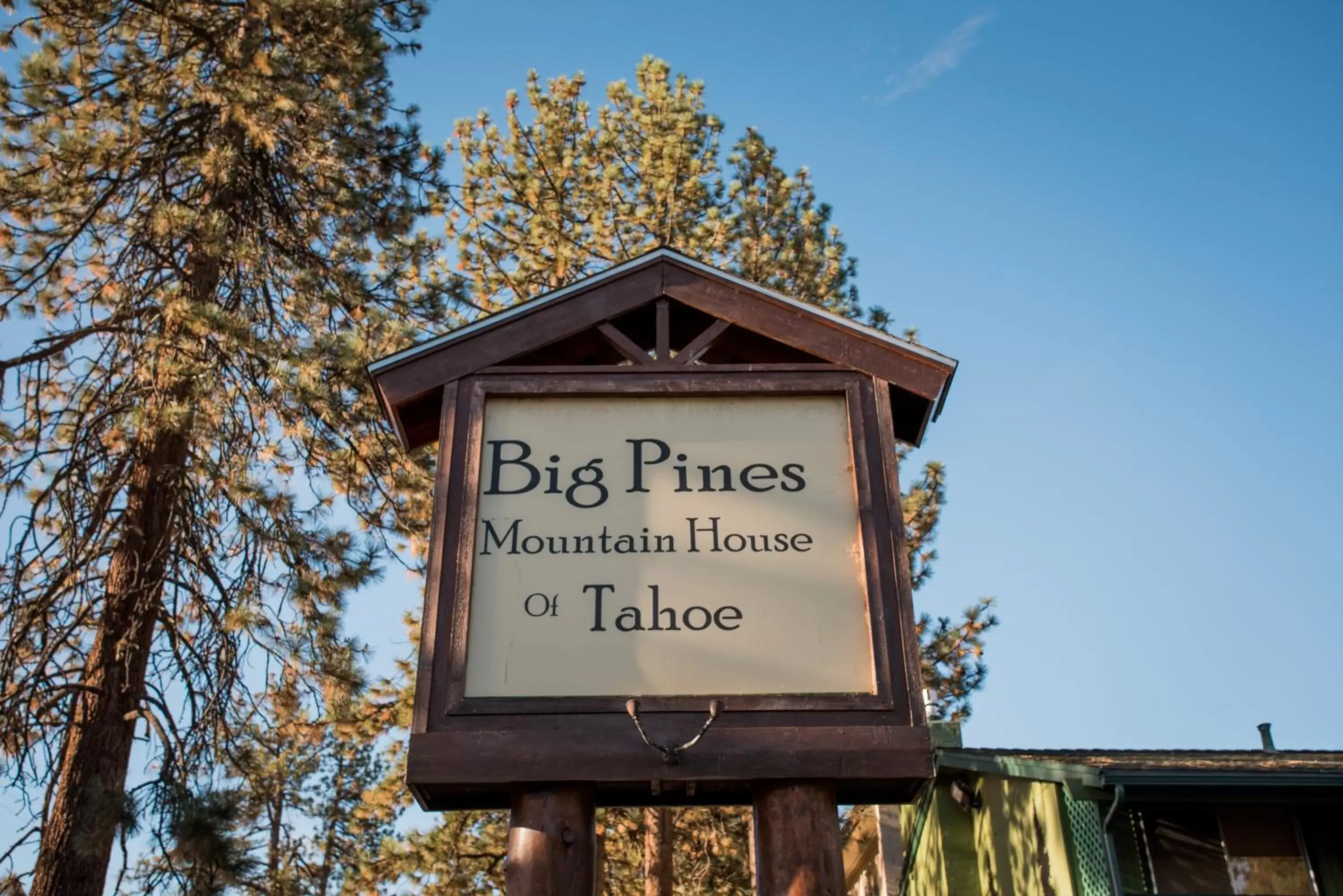 Property logo or sign in Big Pines Mountain House