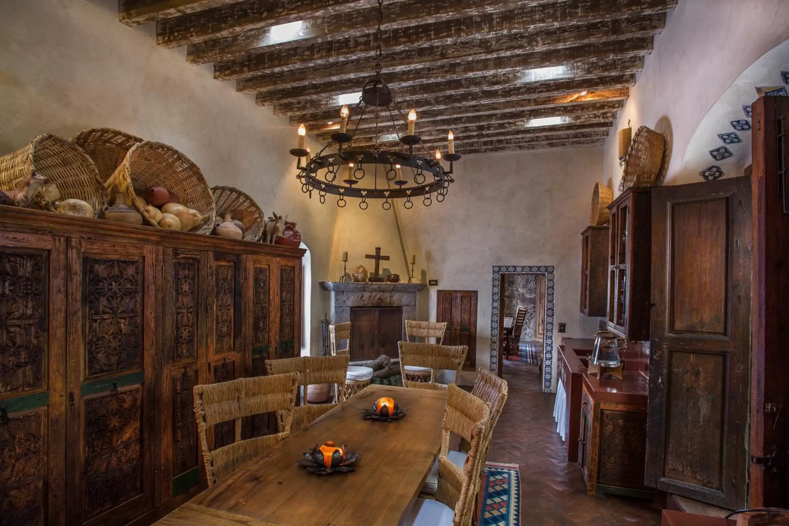 kitchen in Hacienda Las Amantes