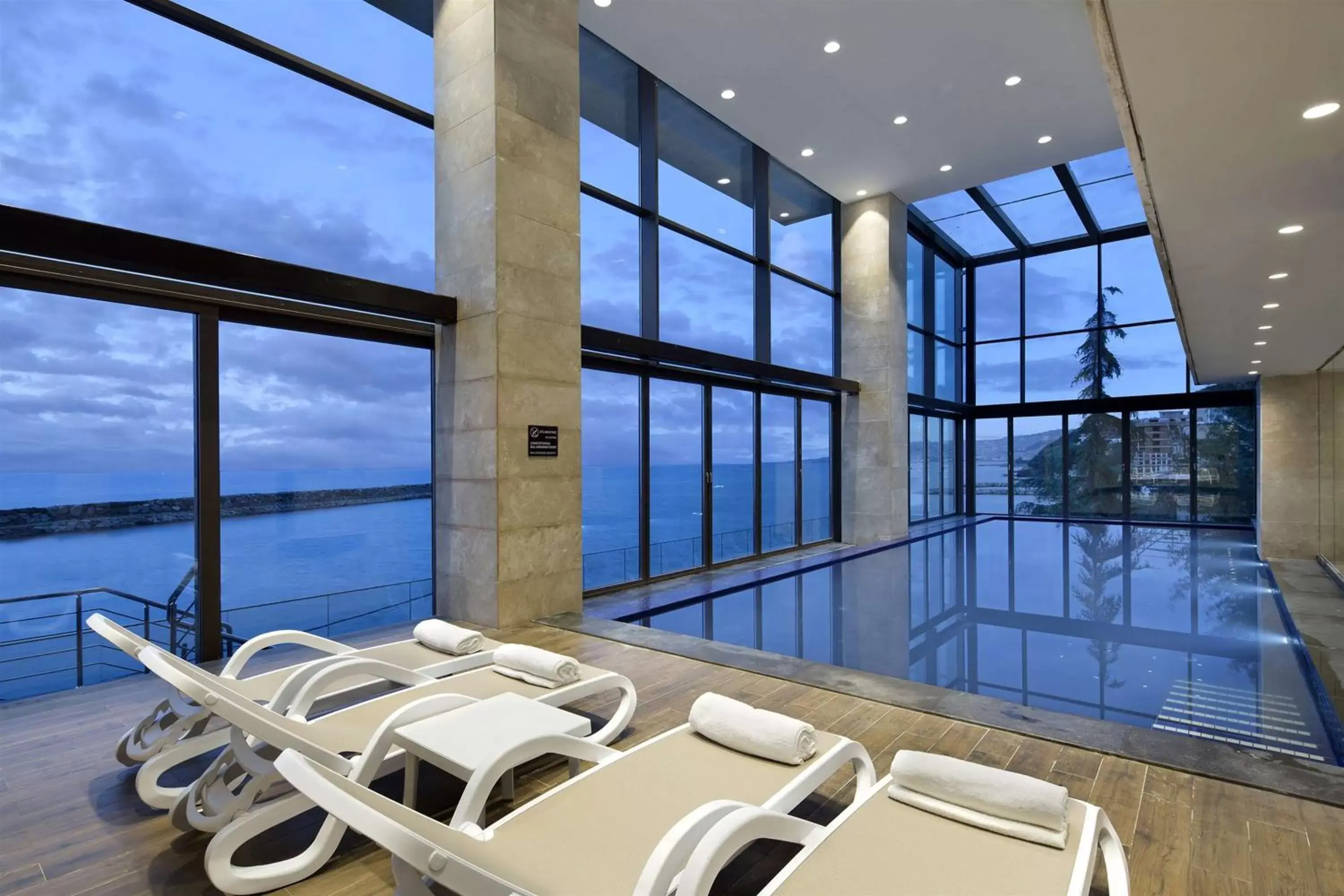 Pool view in DoubleTree by Hilton Trabzon