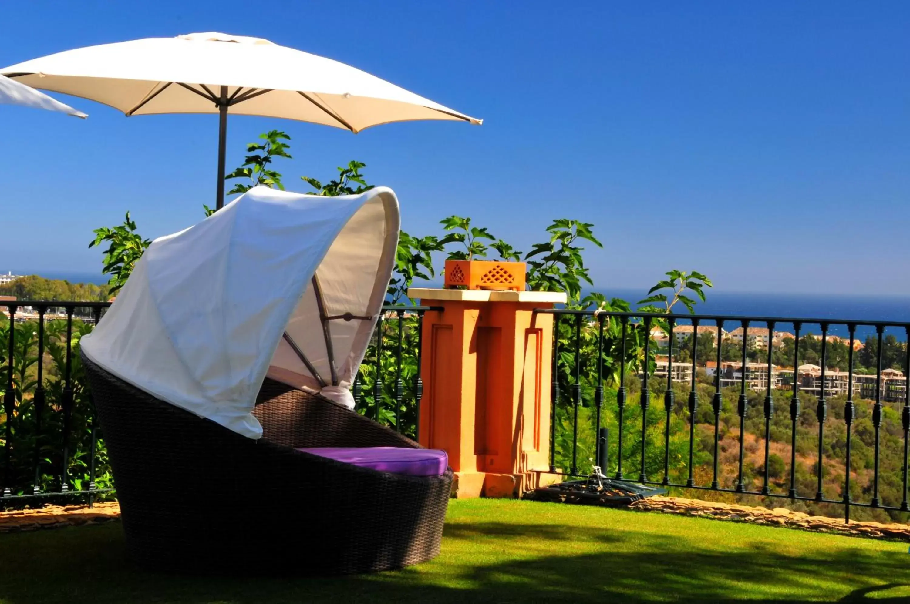 Patio in The Marbella Heights Boutique Hotel