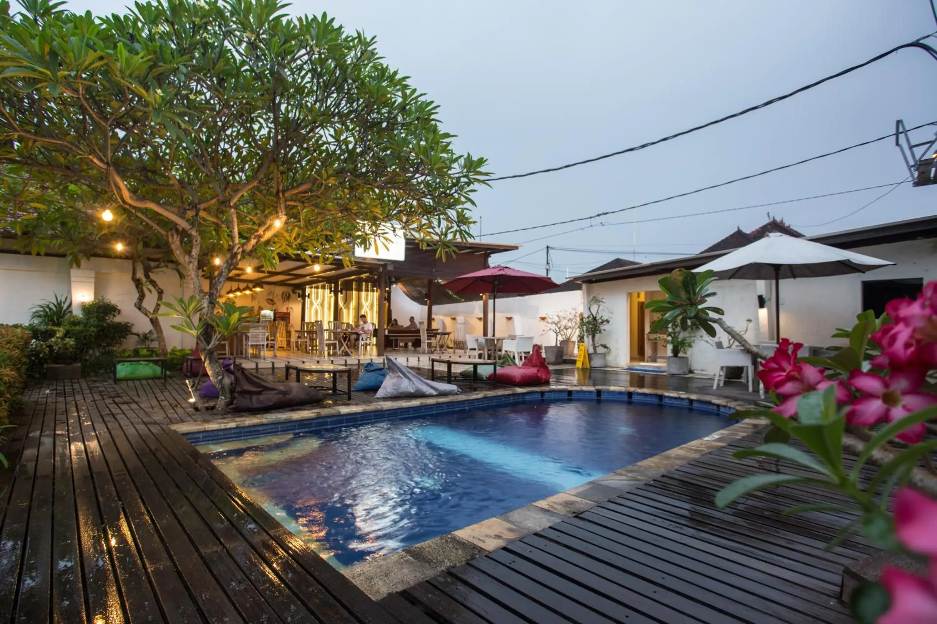Garden, Swimming Pool in Bali Breezz Hotel