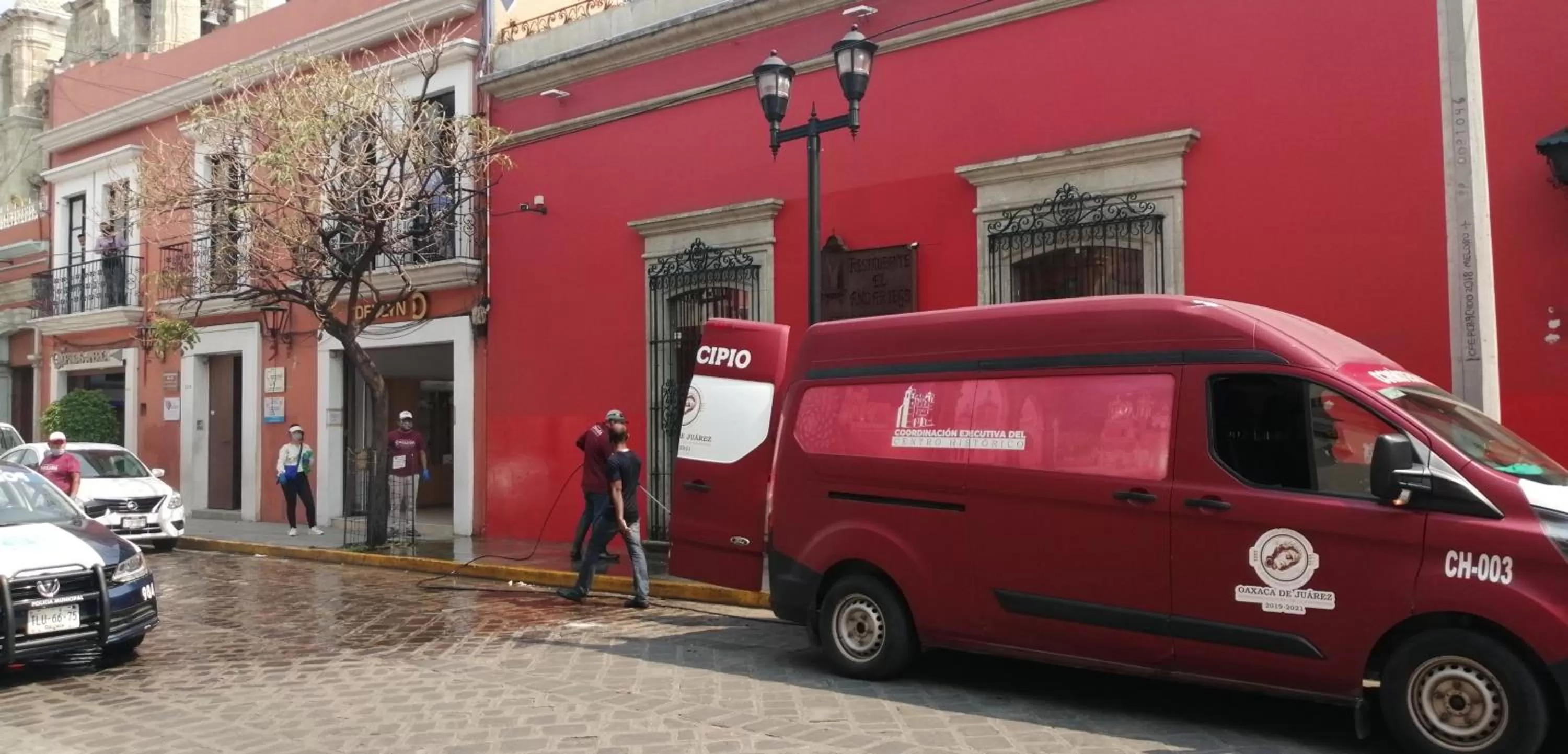 Street view in Hotel Boutique Parador San Miguel Oaxaca