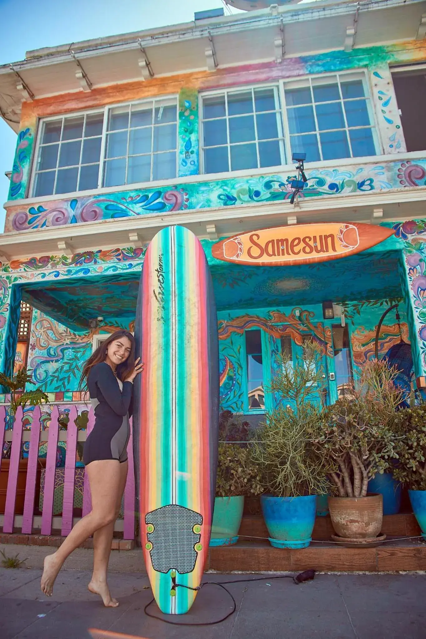 Property building in Samesun Ocean Beach Hotel & Hostel Property building in Samesun Ocean Beach Hotel & Hostel