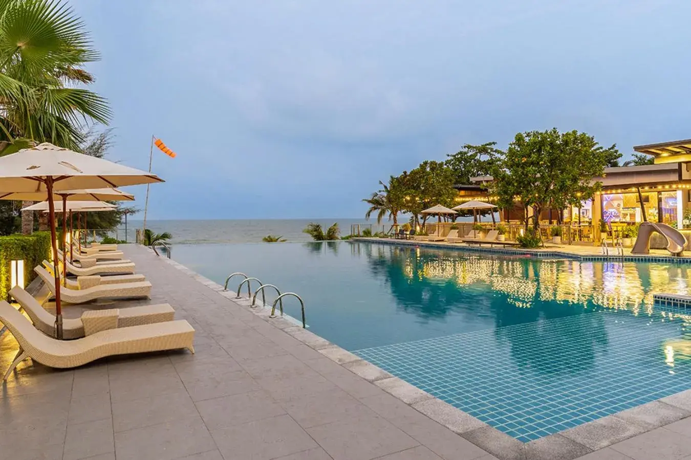 Natural landscape, Swimming Pool in Sand Dunes Chaolao Beach Resort