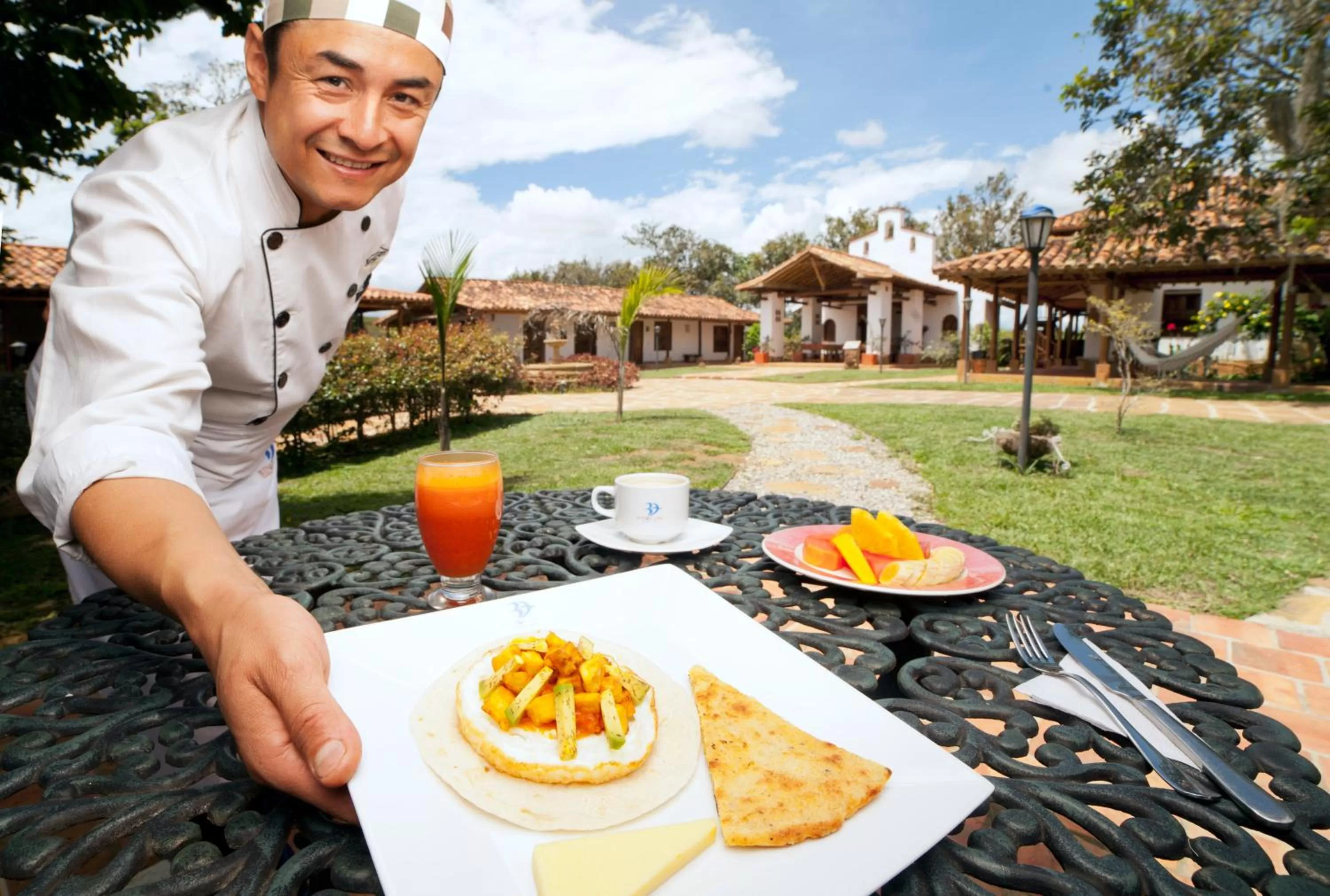 Food in Hotel Finca Buenos Aires Barichara