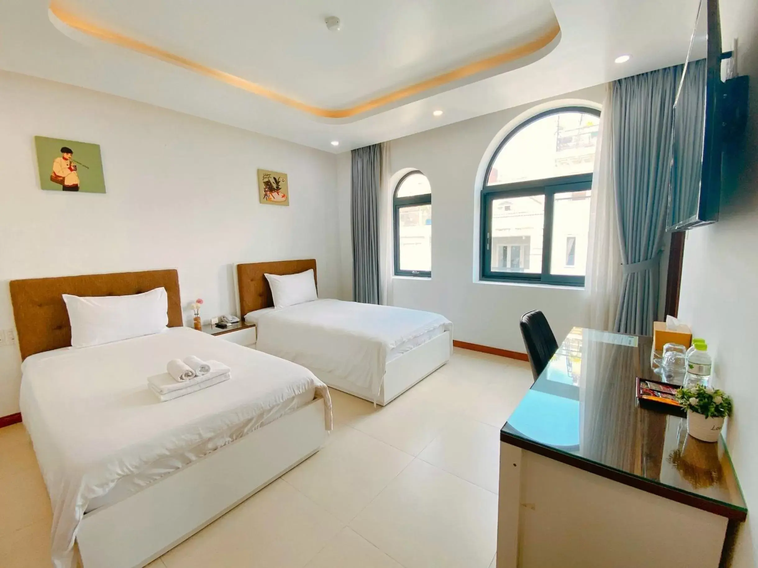 Twin Room with City View in The Royal Hotel & Apartment - Phu My Hung Twin Room with City View in The Royal Hotel & Apartment - Phu My Hung