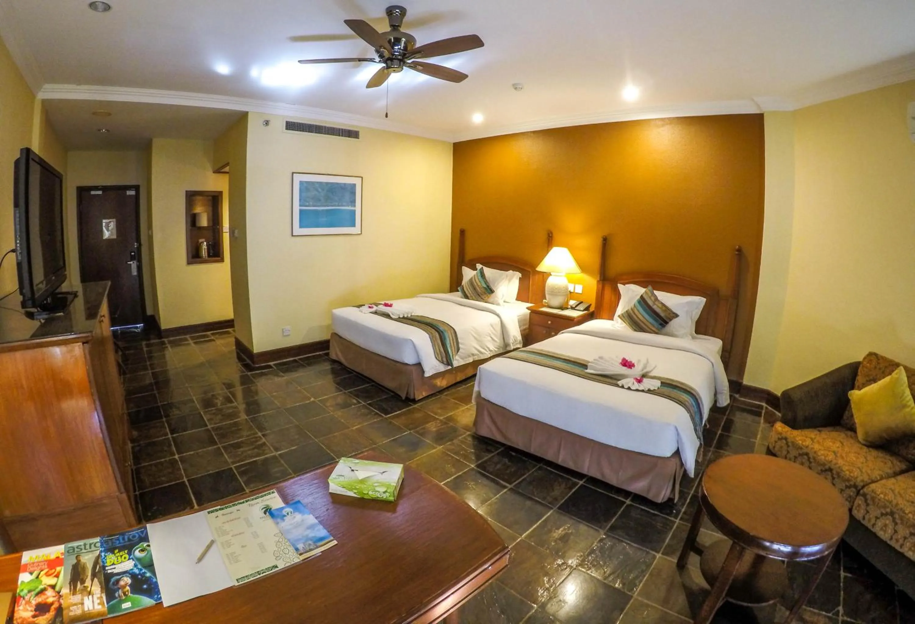 Bed in Palm Beach Resort & SPA