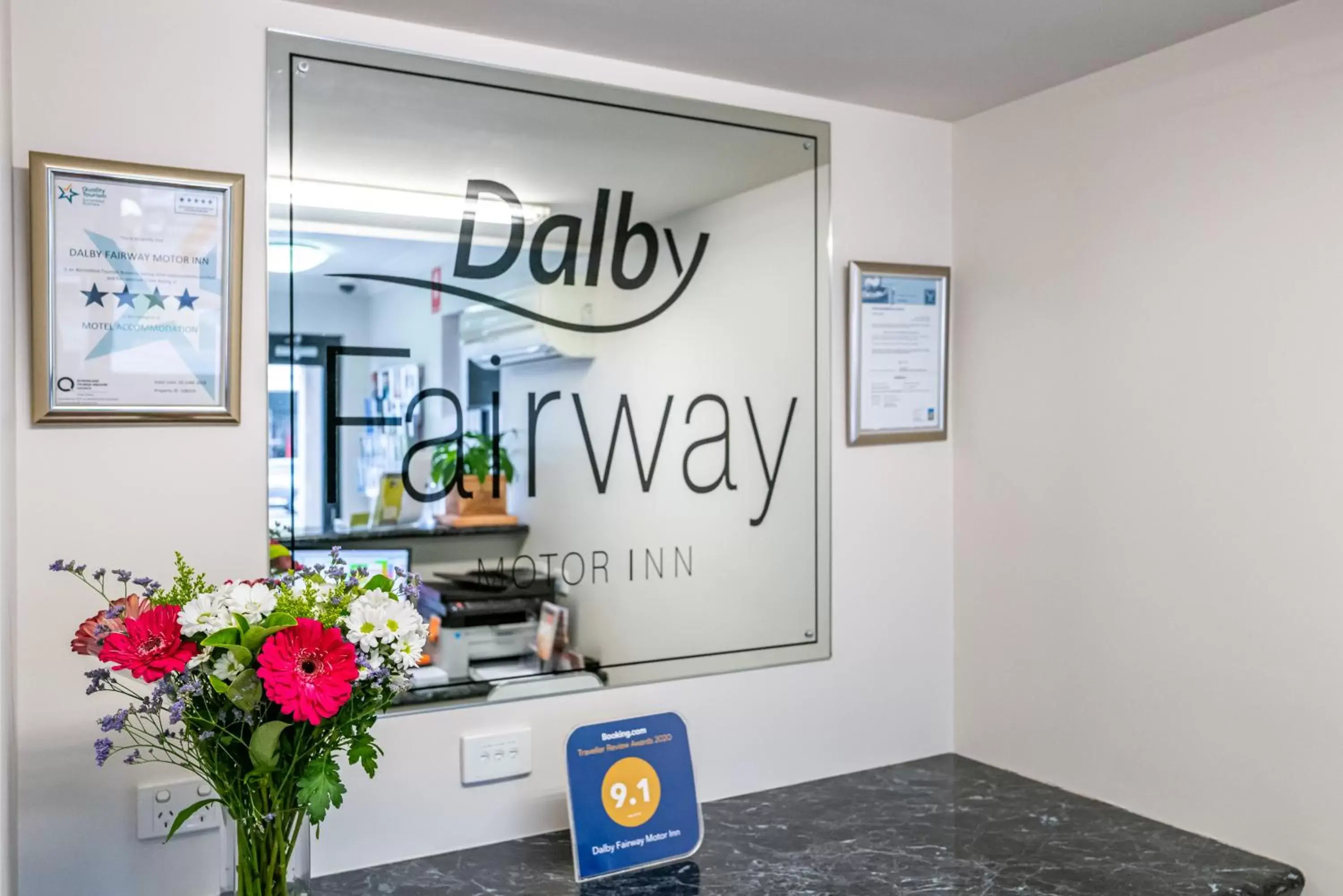 Property logo or sign in Dalby Fairway Motor Inn