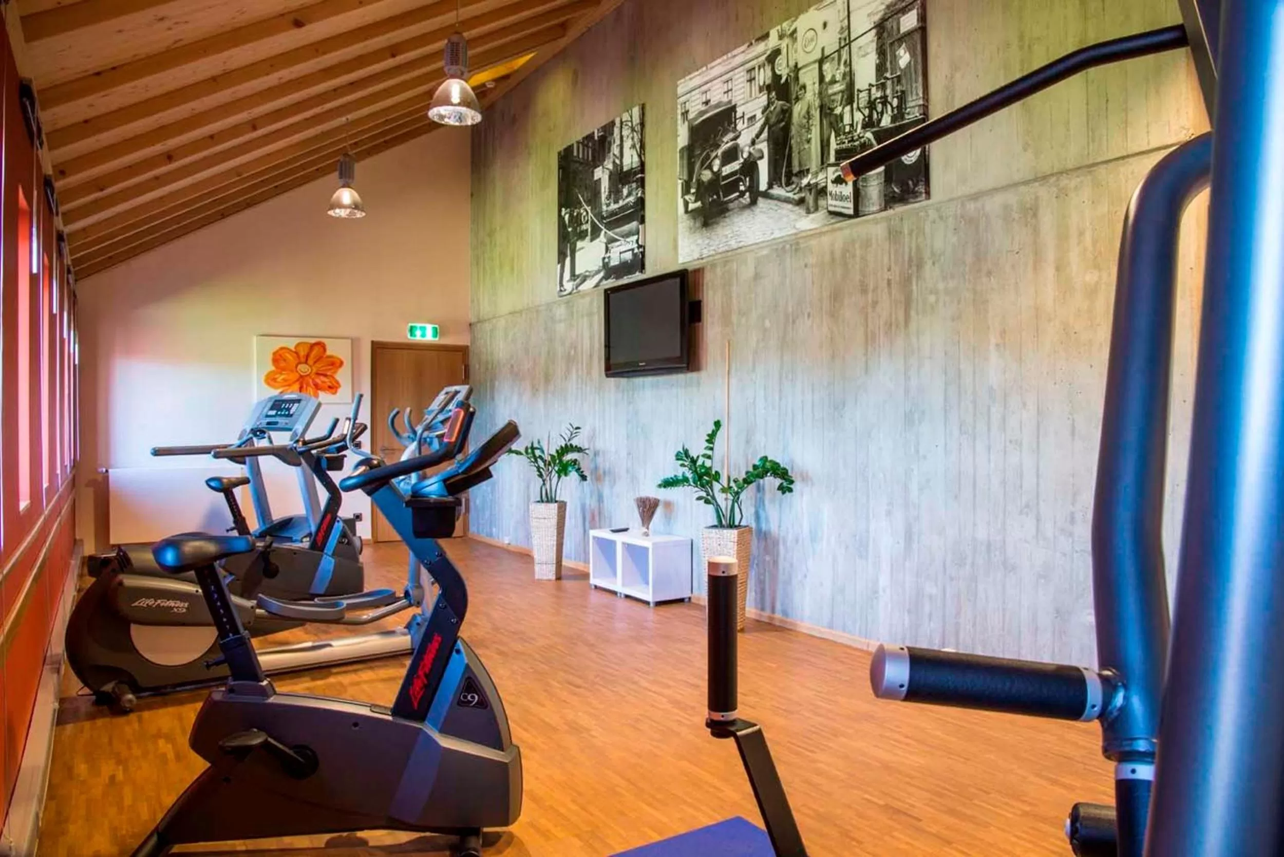 Fitness centre/facilities in Hotel Simon's Plaza