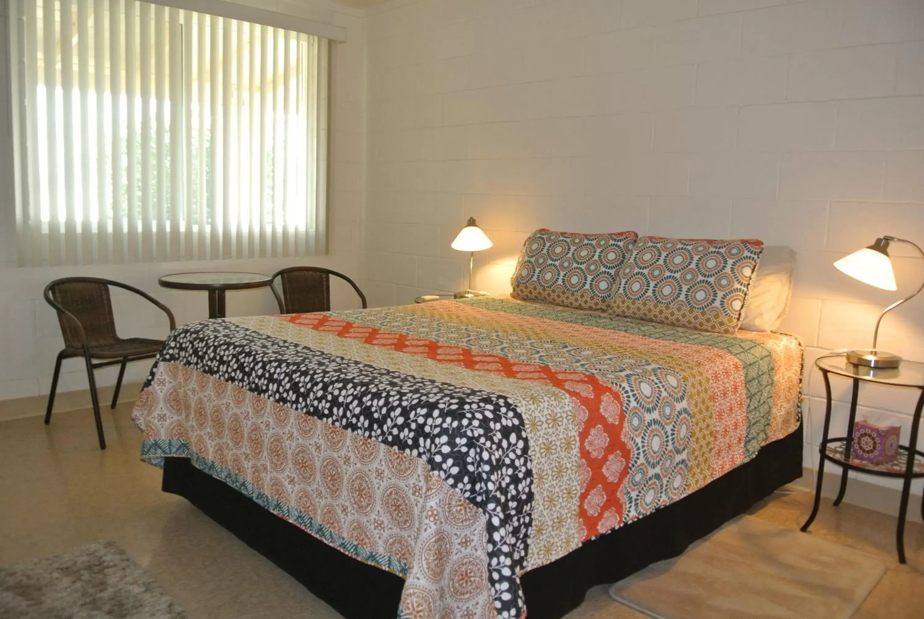 Bed in Borrego Springs Motel