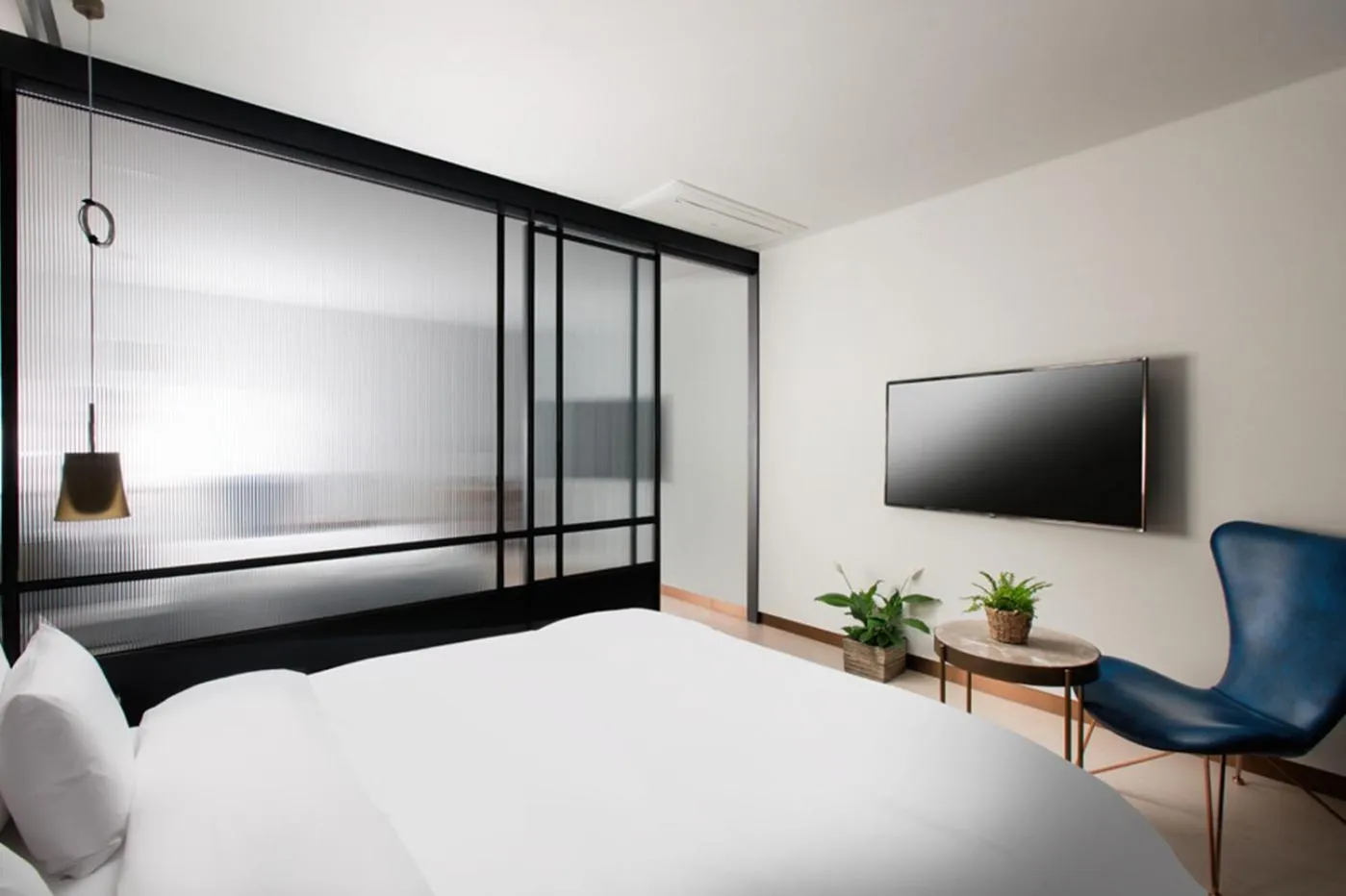 Bed in N Bridge Hotel JEON JU