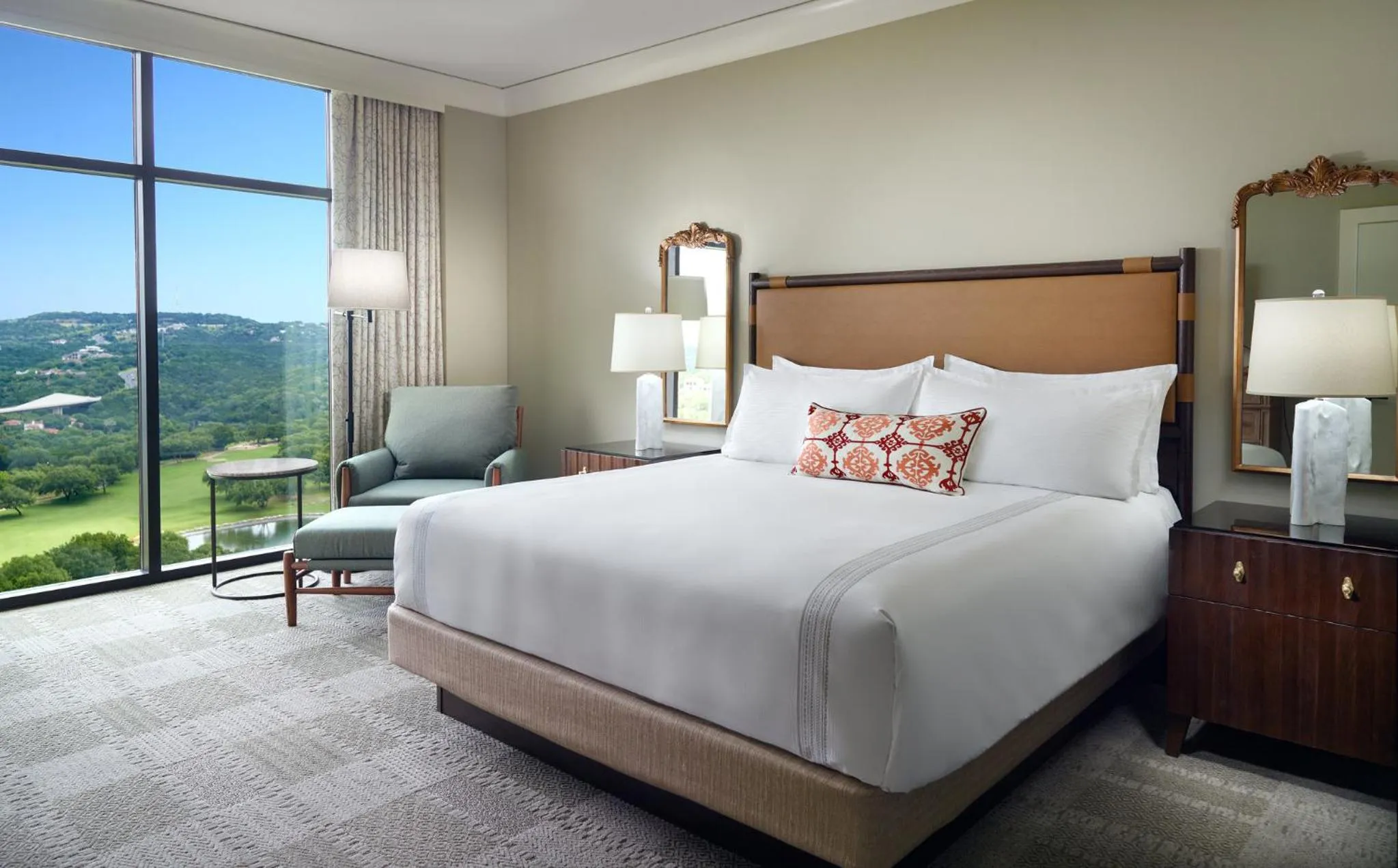 Photo of the whole room, Bed in Omni Barton Creek Resort and Spa Austin