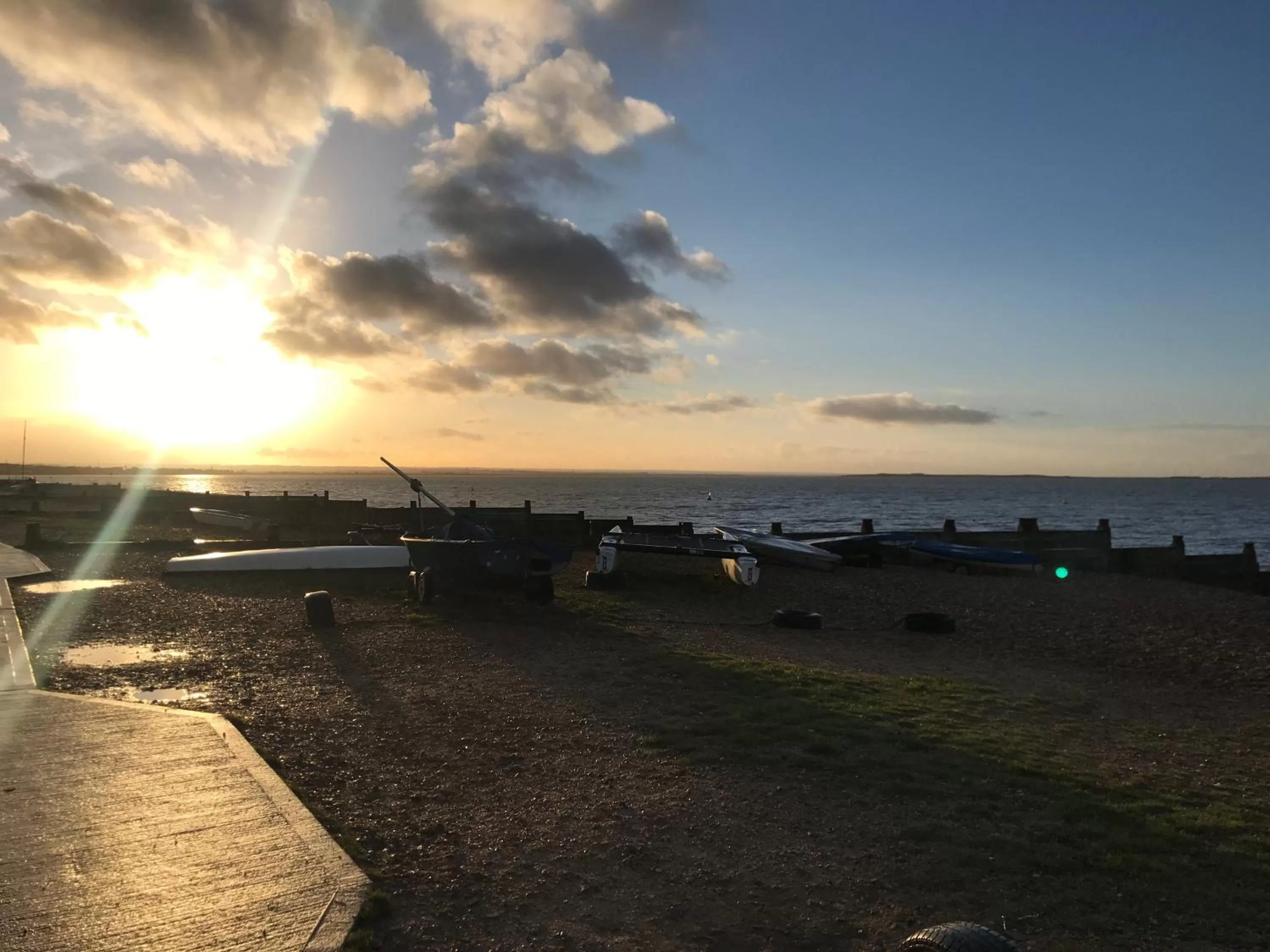 Beach in Whitstable Fisherman's Huts