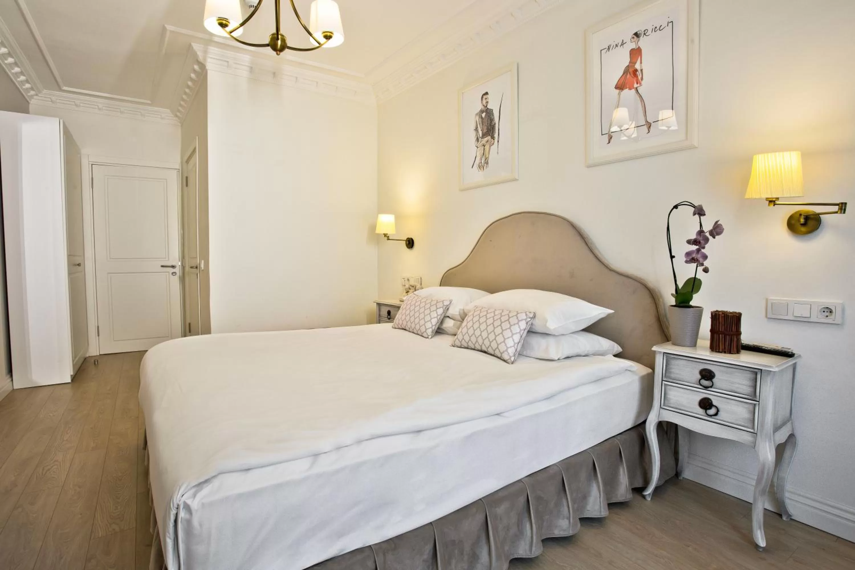 Bed in Villa Blanche Hotel SPA & Garden Pool