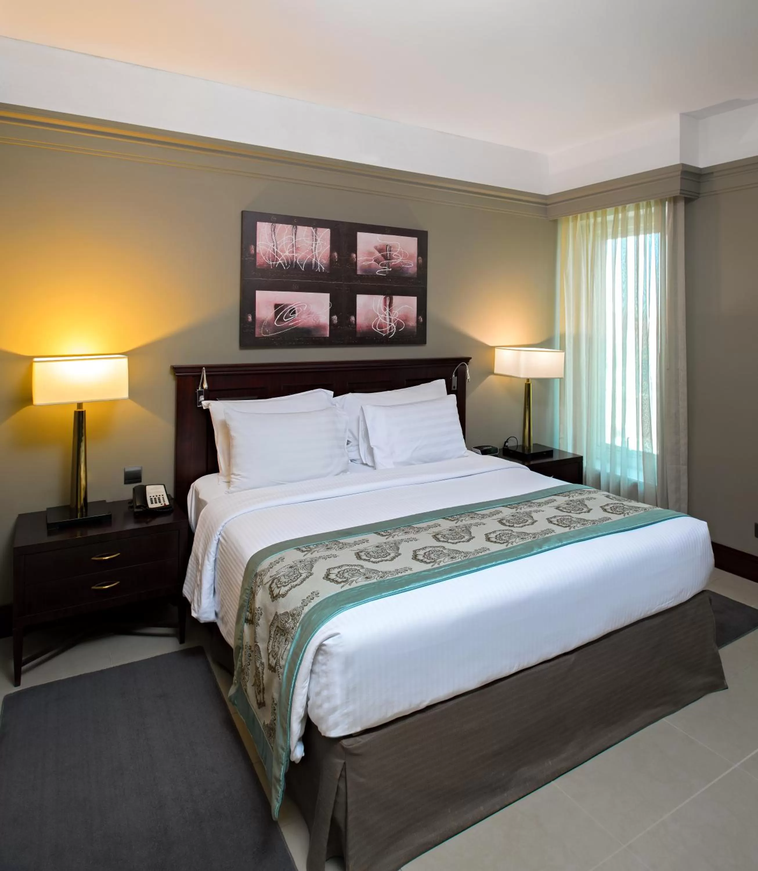 Bedroom, Bed in Somewhere Hotel Apartment