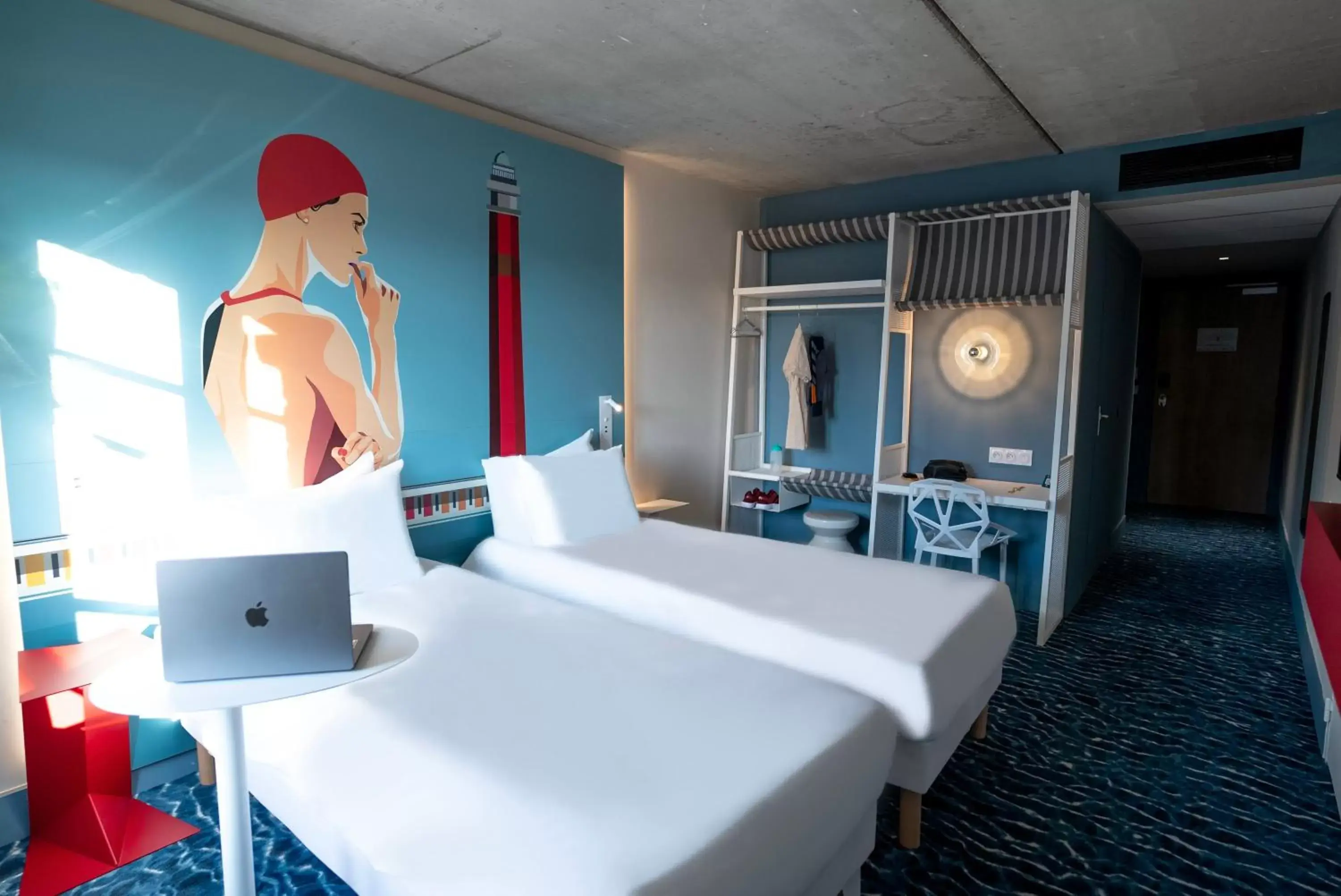 Bed in Ibis Styles Le Touquet