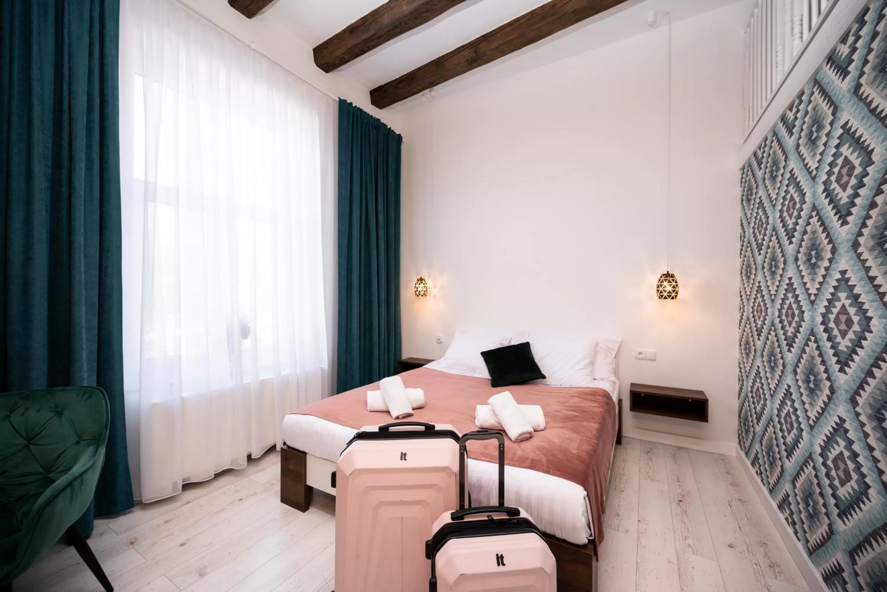 Bed in Hive Family House