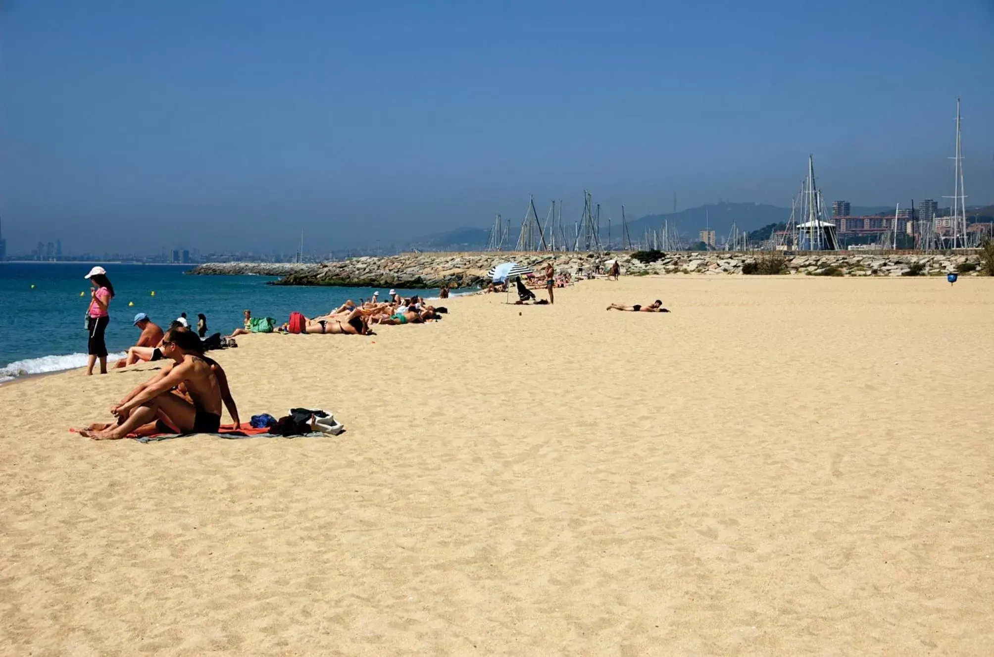 Beach in Hotel Torino