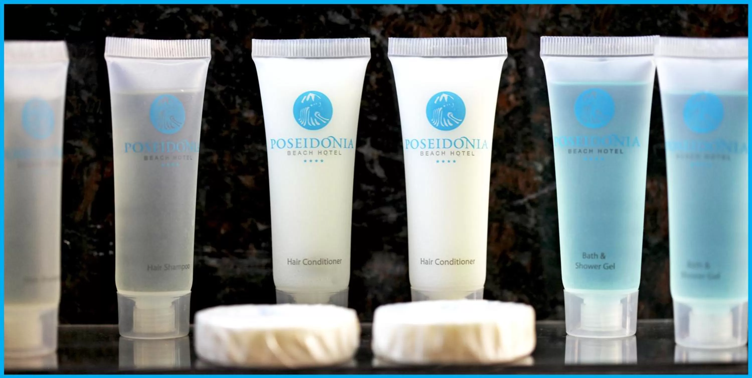 Bathroom in Poseidonia Beach Hotel